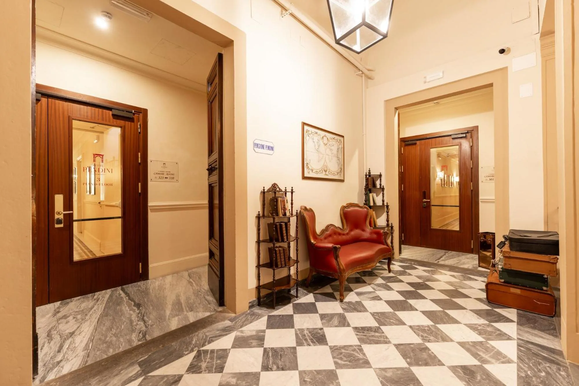 Decorative detail in Hotel Pendini