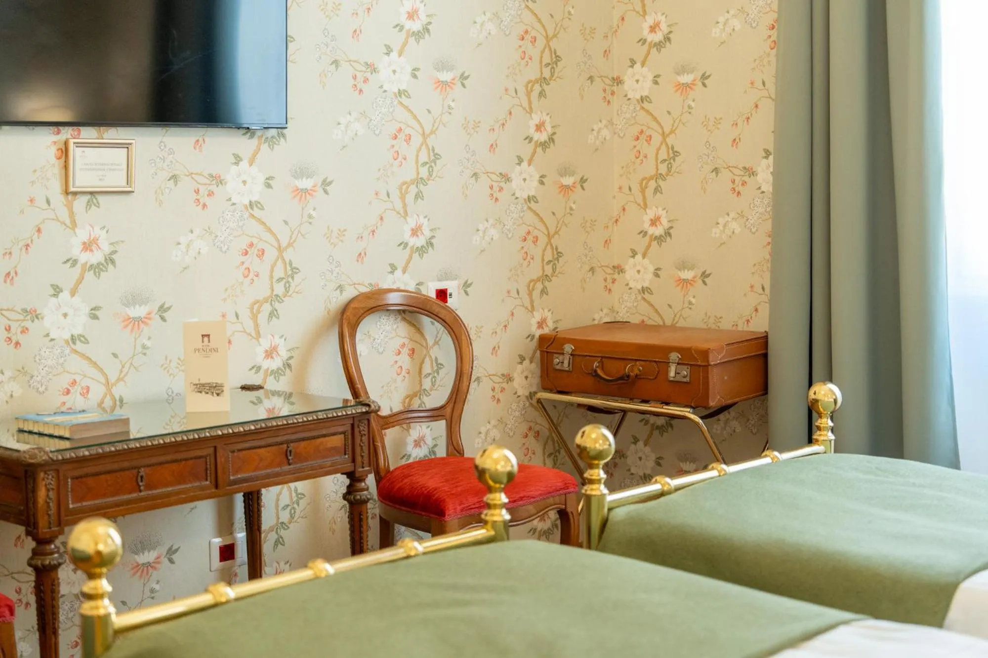 Decorative detail, Bed in Hotel Pendini