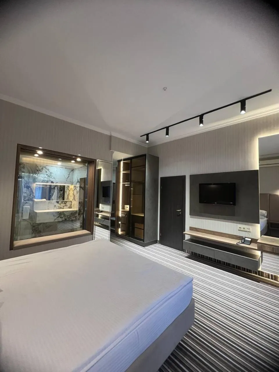 Bed in Sapar Standart Hotel