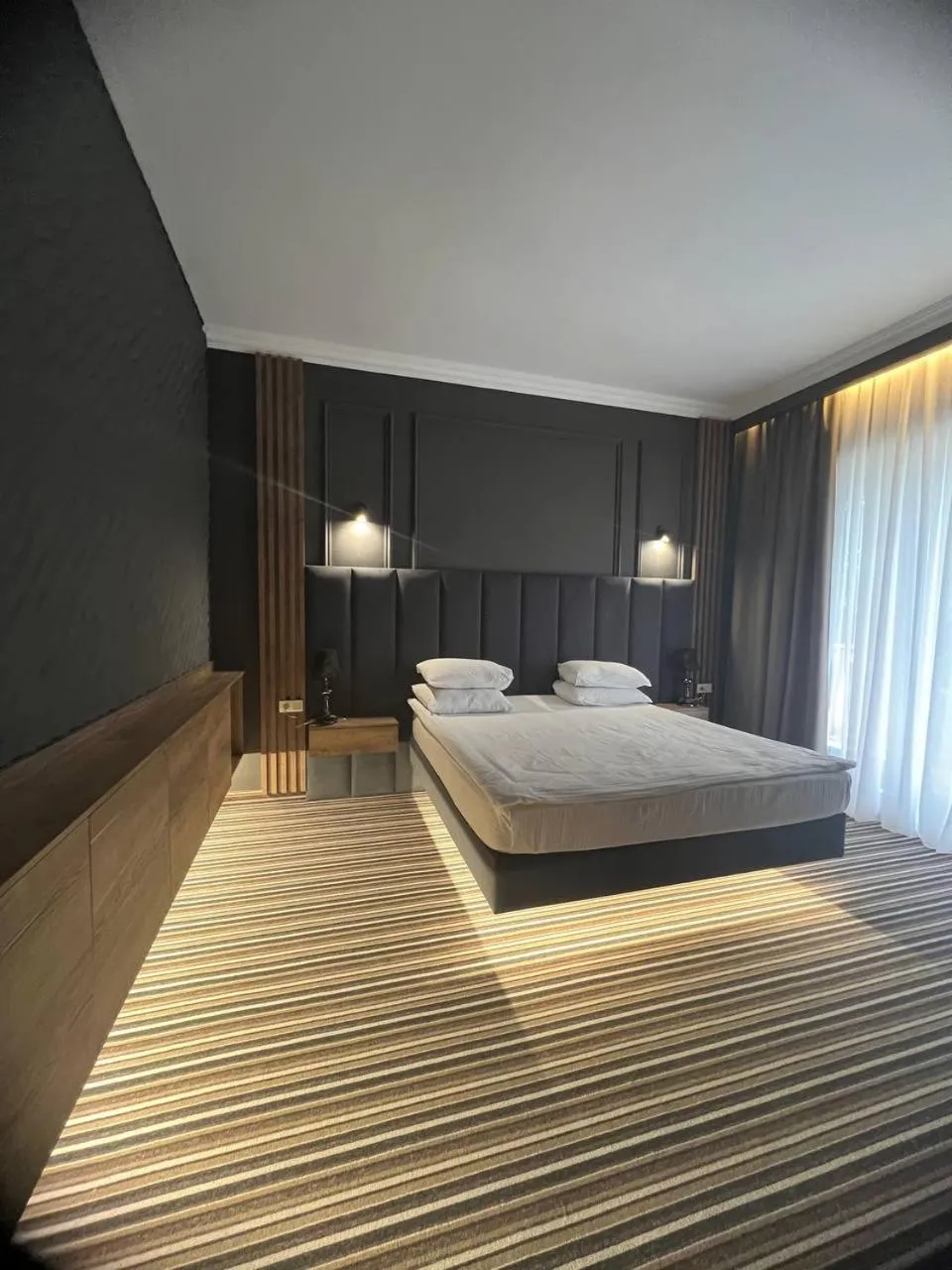 Bed in Sapar Standart Hotel