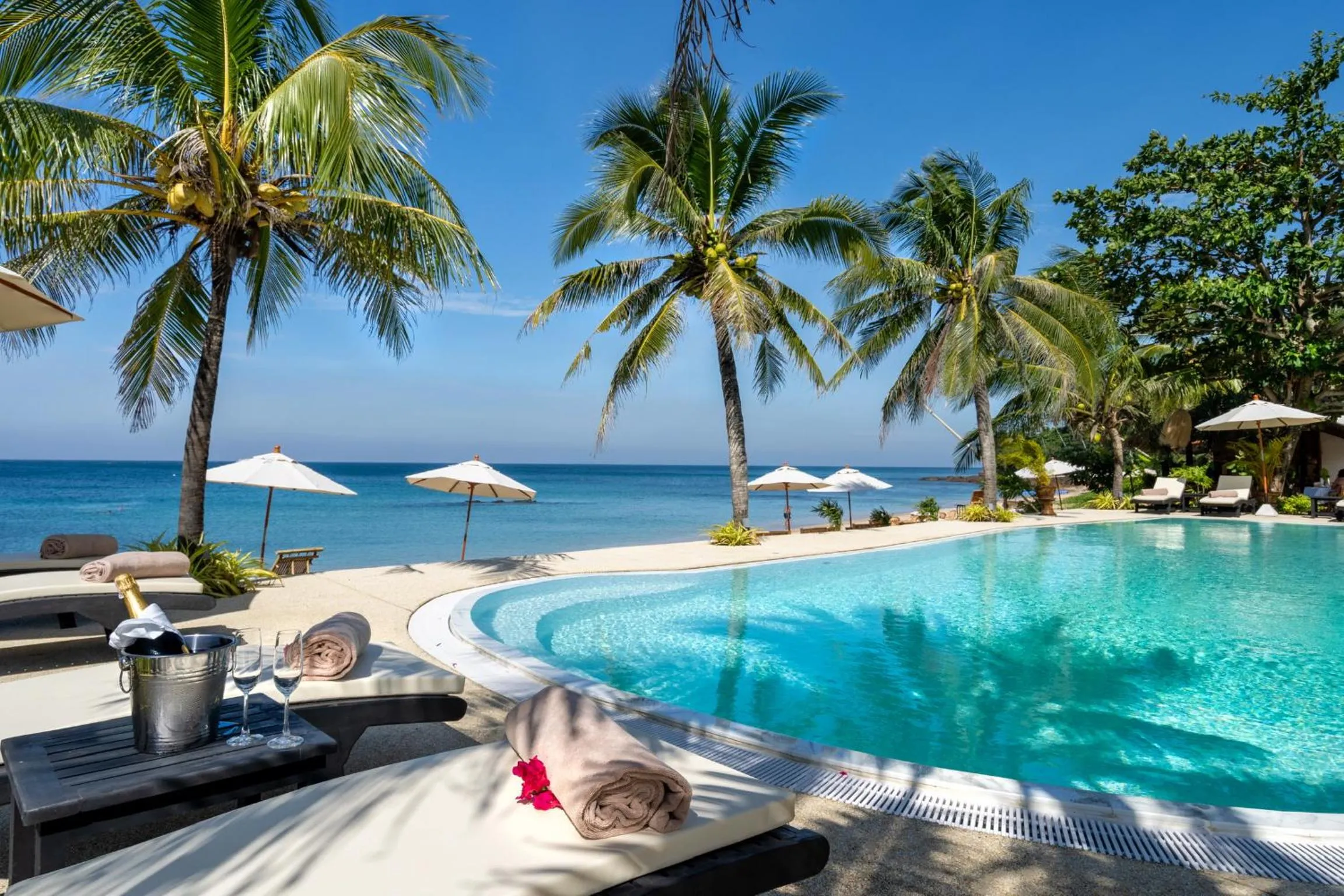 Swimming pool in Lanta Palace Beach Resort & Spa - Adult Only