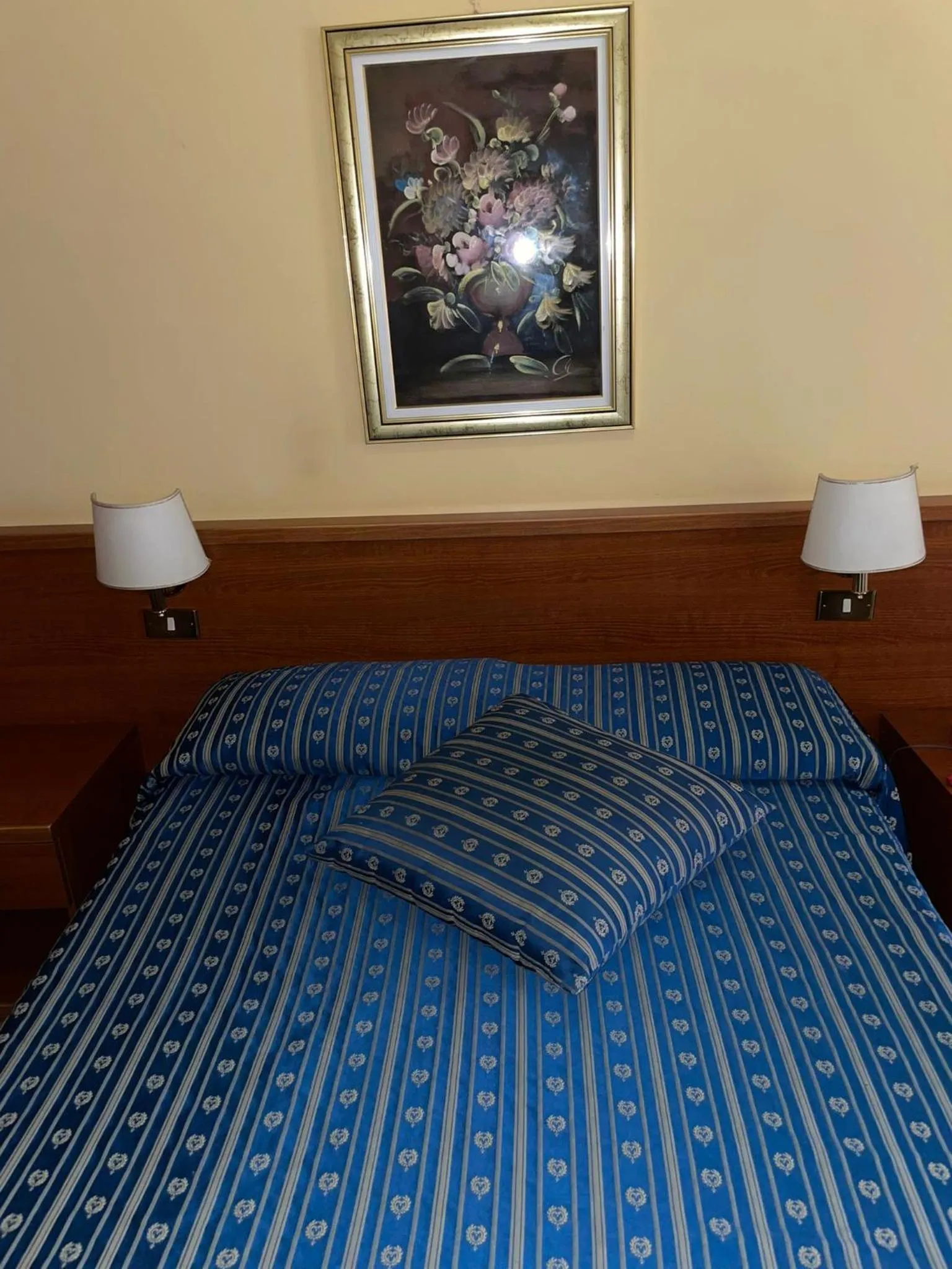 Bed in Hotel Fenicia
