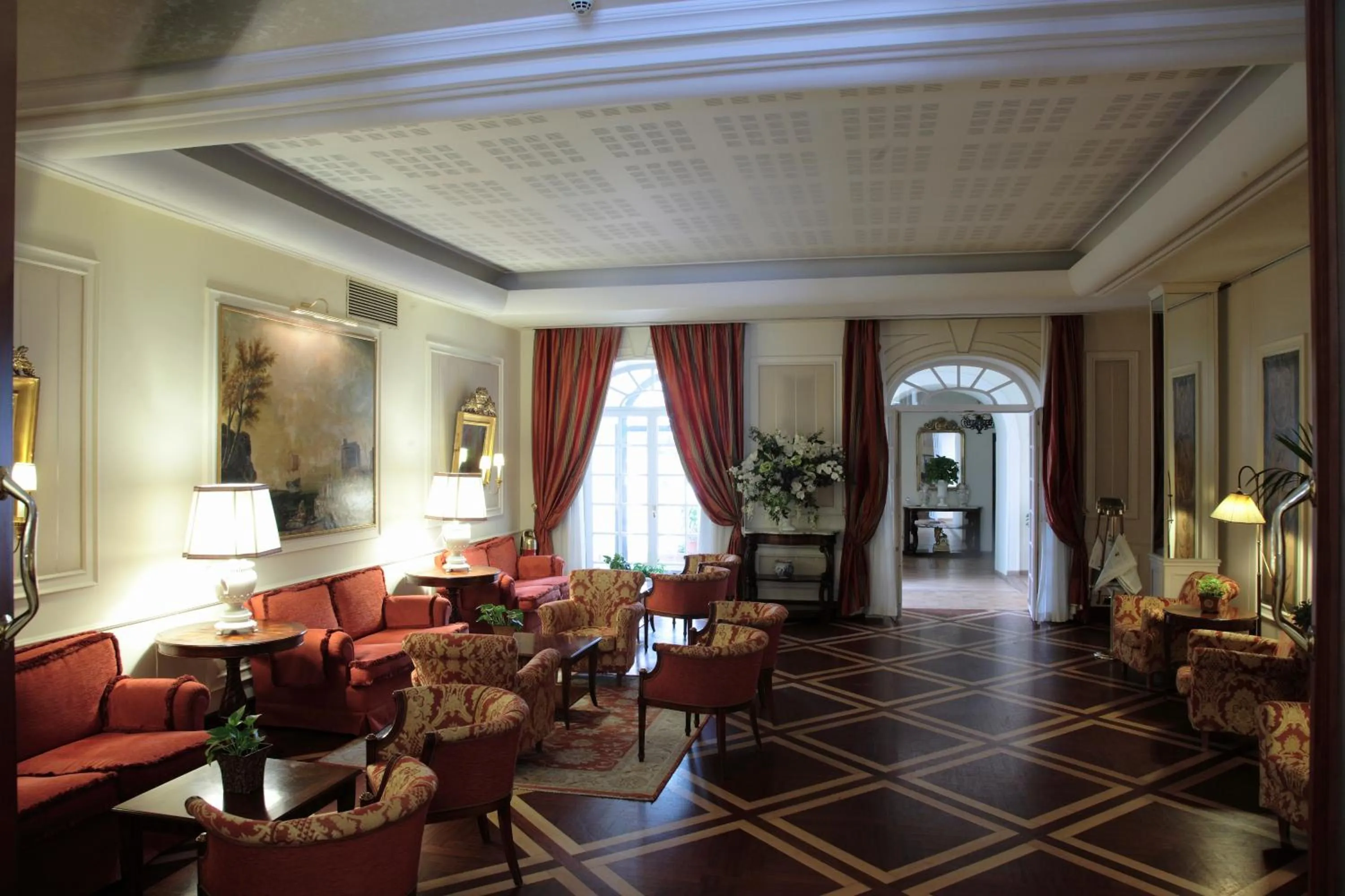 Lobby or reception in Palazzo Alabardieri