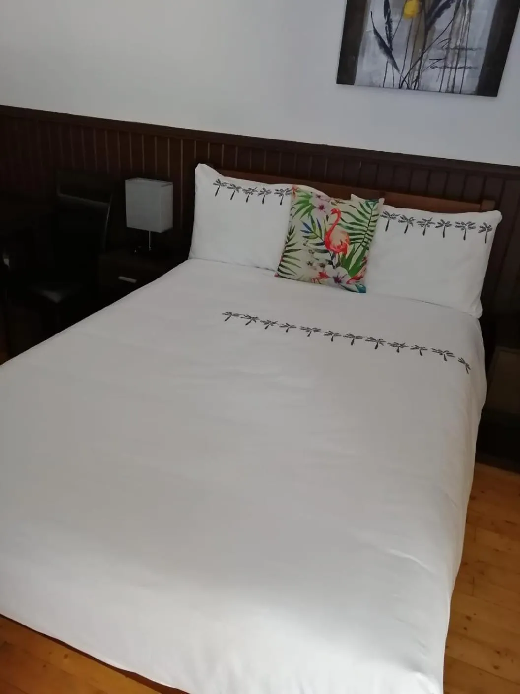 Bedroom, Bed in hôtel Fleurs Karaïbes