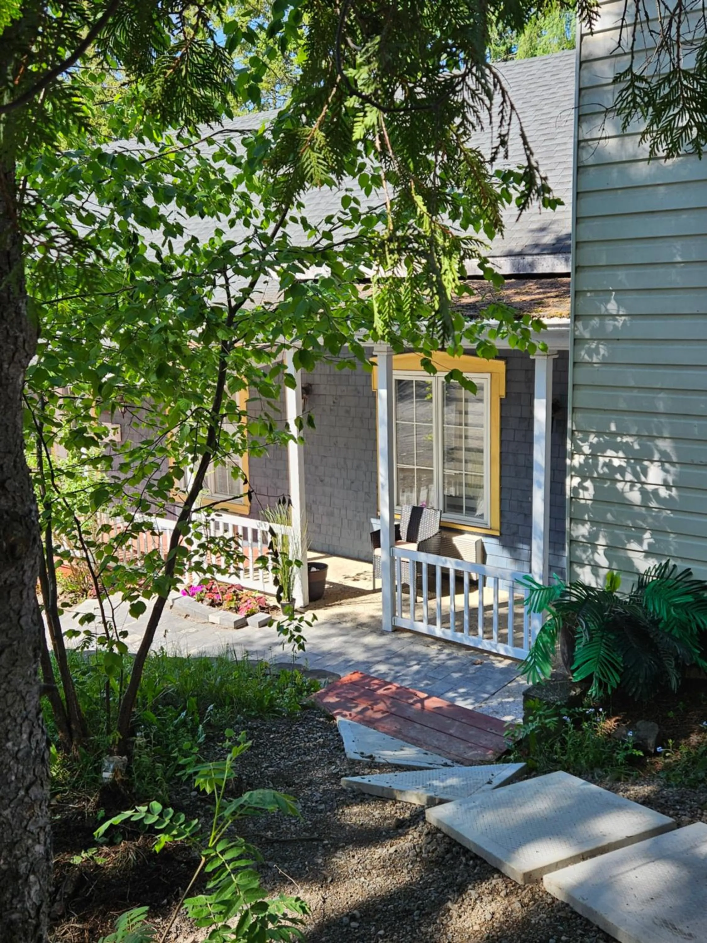 Patio in hôtel Fleurs Karaïbes