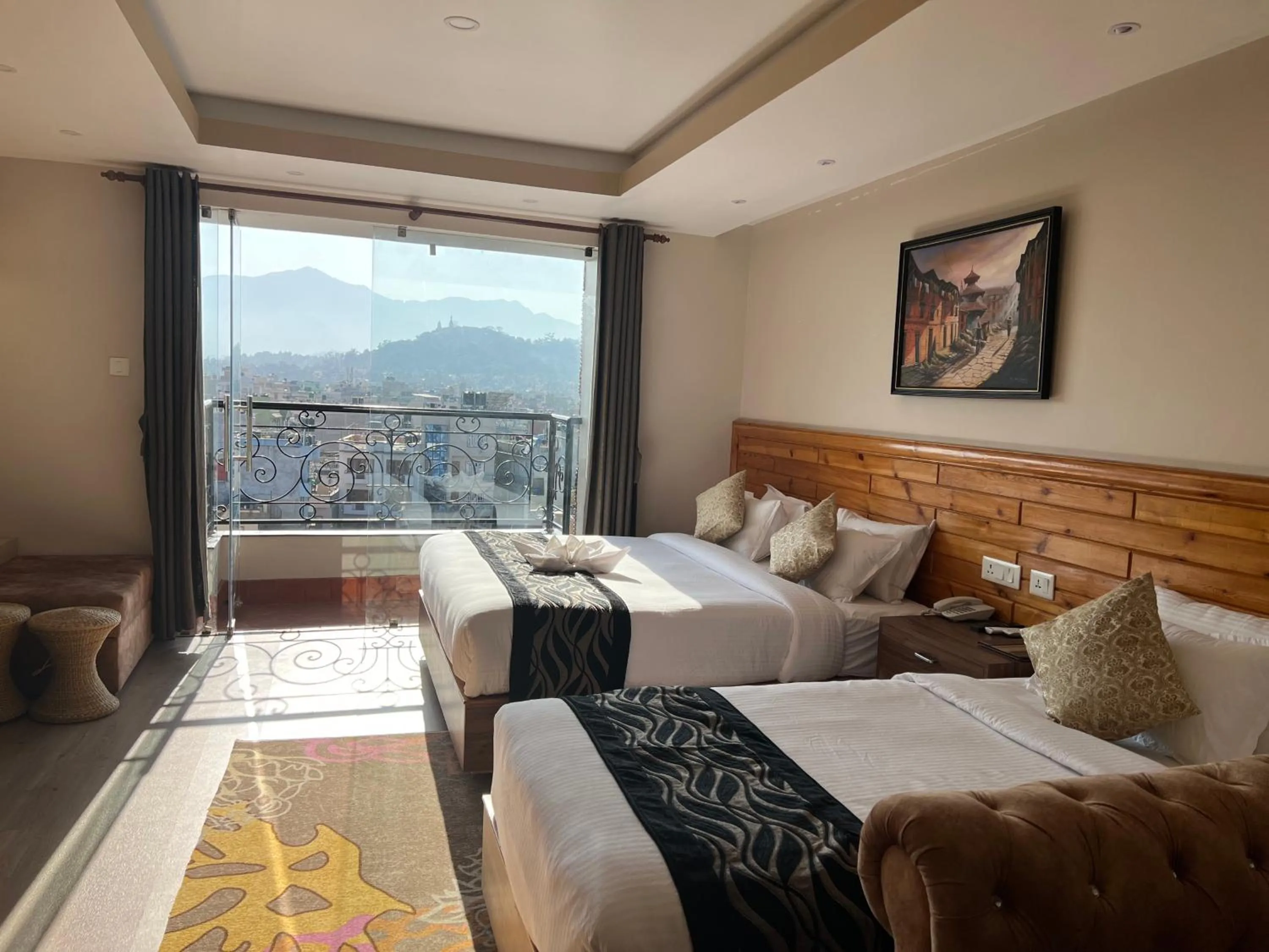 Natural landscape, Bed in Hotel Kesu Home