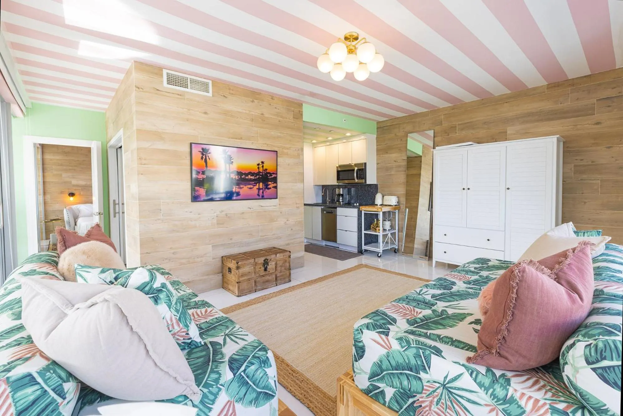 Bed in Boutique Suite with Huge Terrace and Rooftop Pool