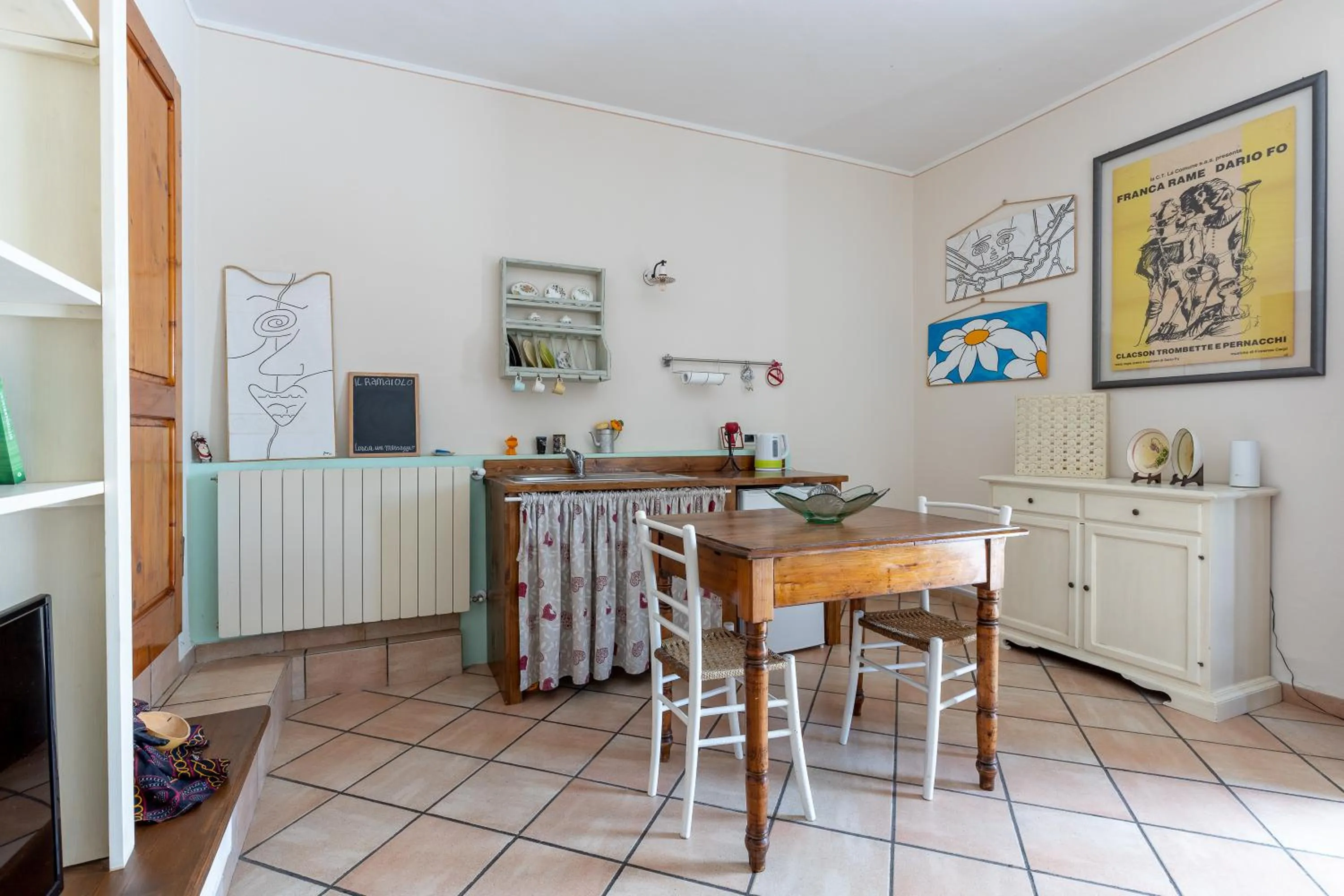 Decorative detail in B&B Il Ramaiolo