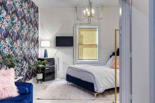 Bed in The Oleander Hotel Room Number 2