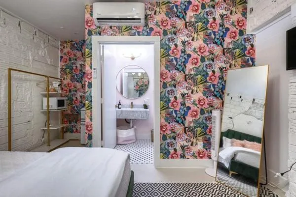 Bed in The Oleander Hotel Room Number 3