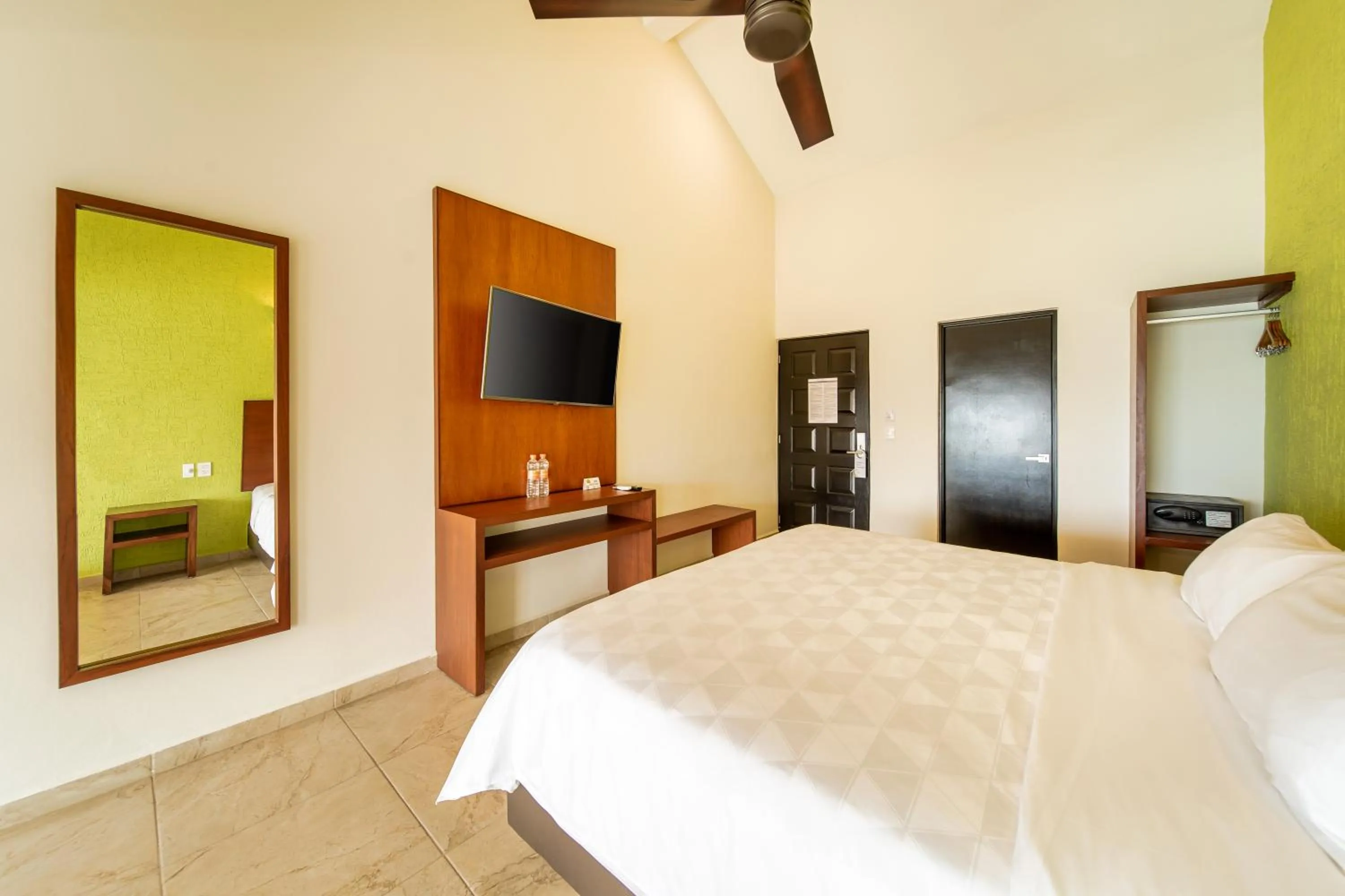 Bed in Villas Coral Huatulco