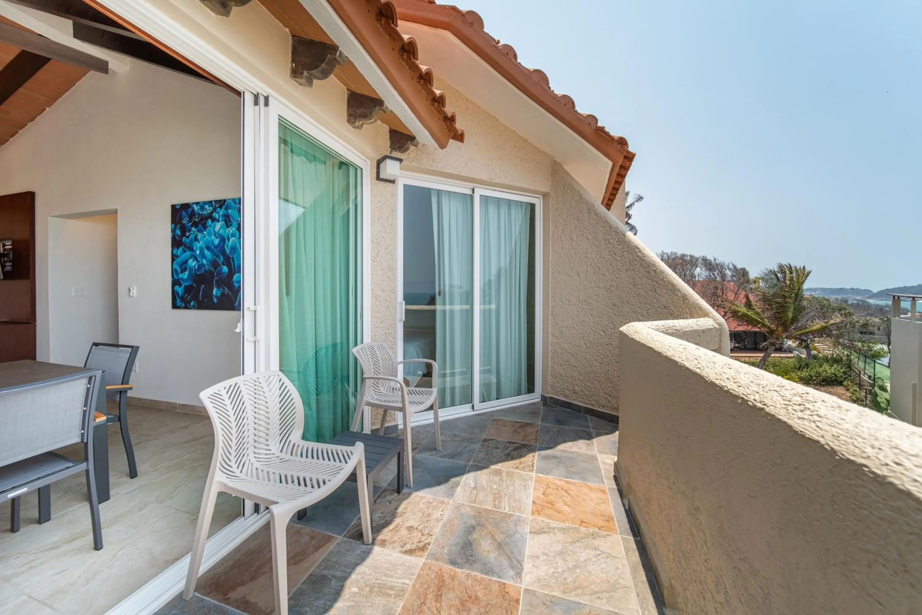 Balcony/Terrace in Villas Coral Huatulco