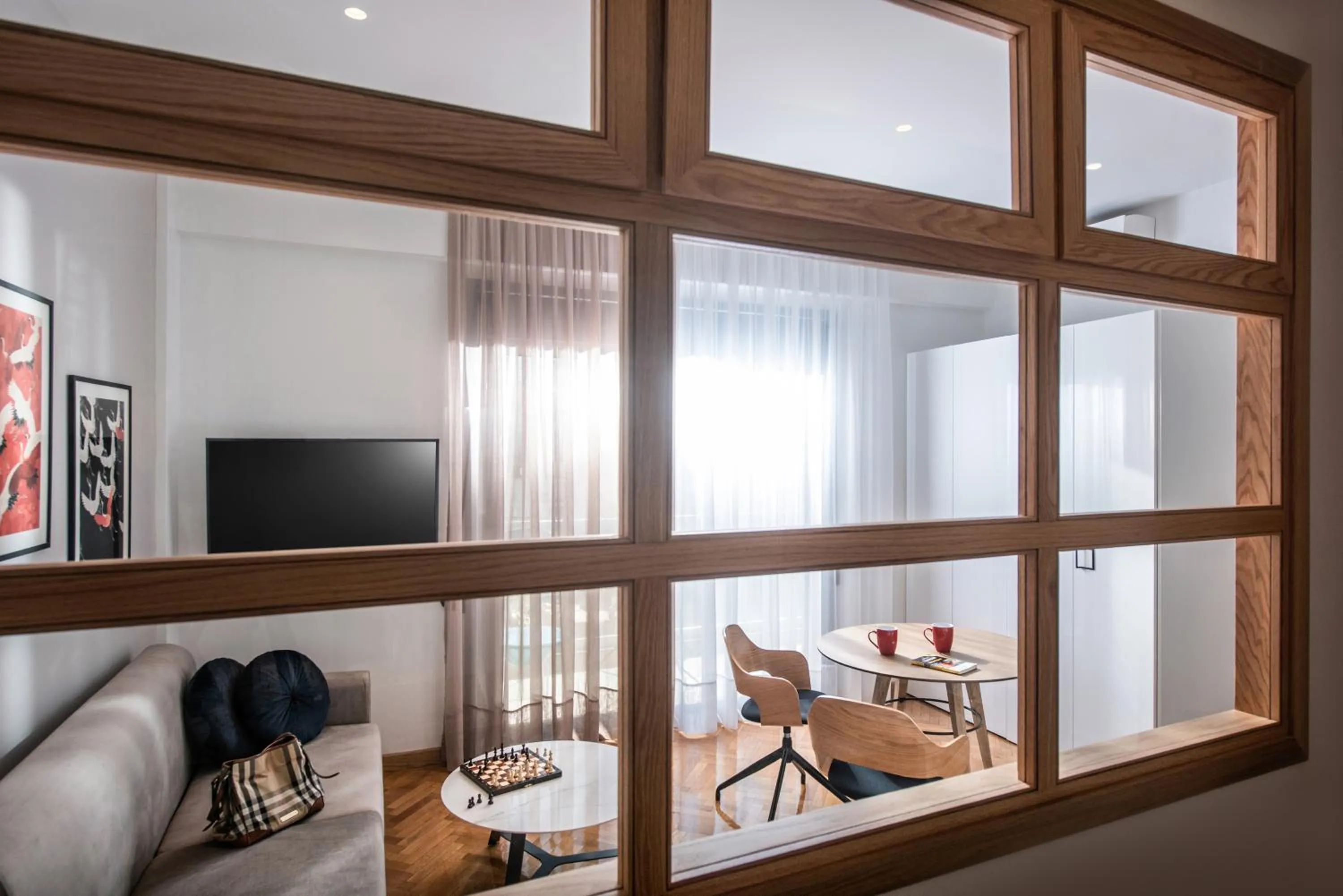 Living room in Kipos Boutique Suites