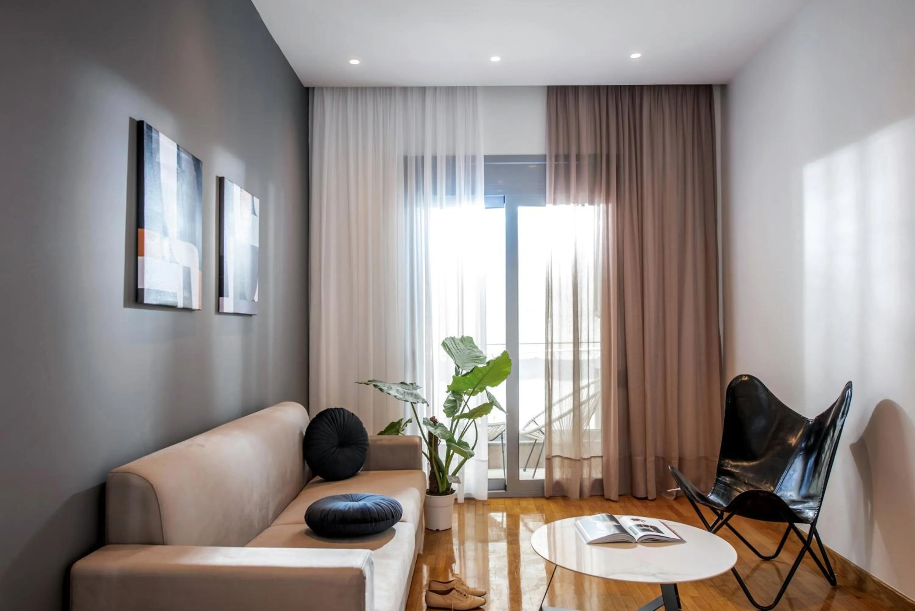 Living room in Kipos Boutique Suites