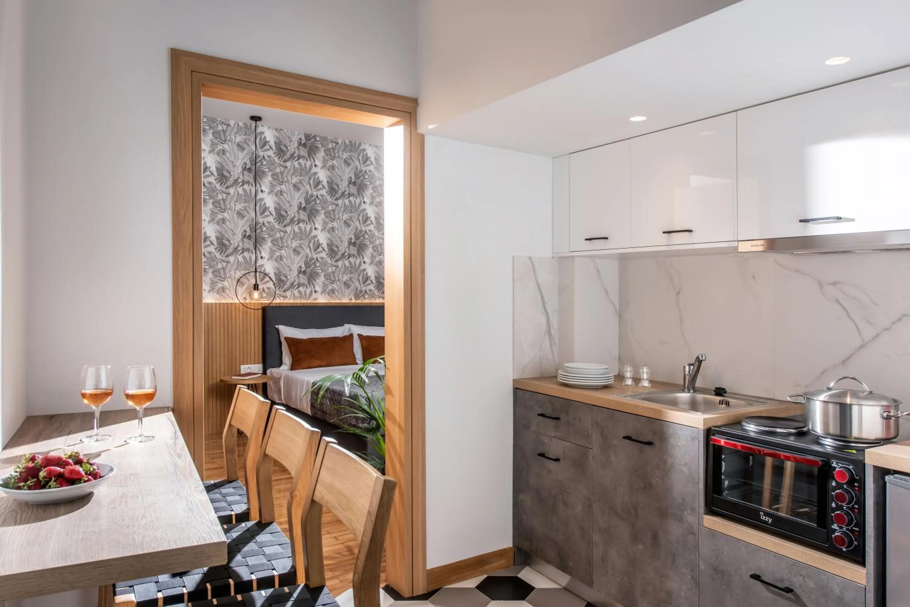 Coffee/tea facilities in Kipos Boutique Suites