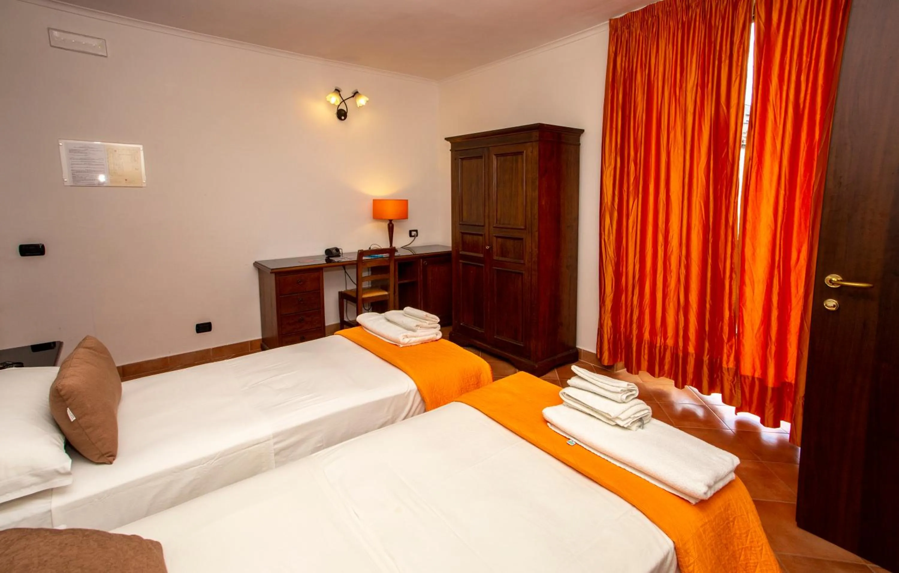 Bed in Hotel Neapolis