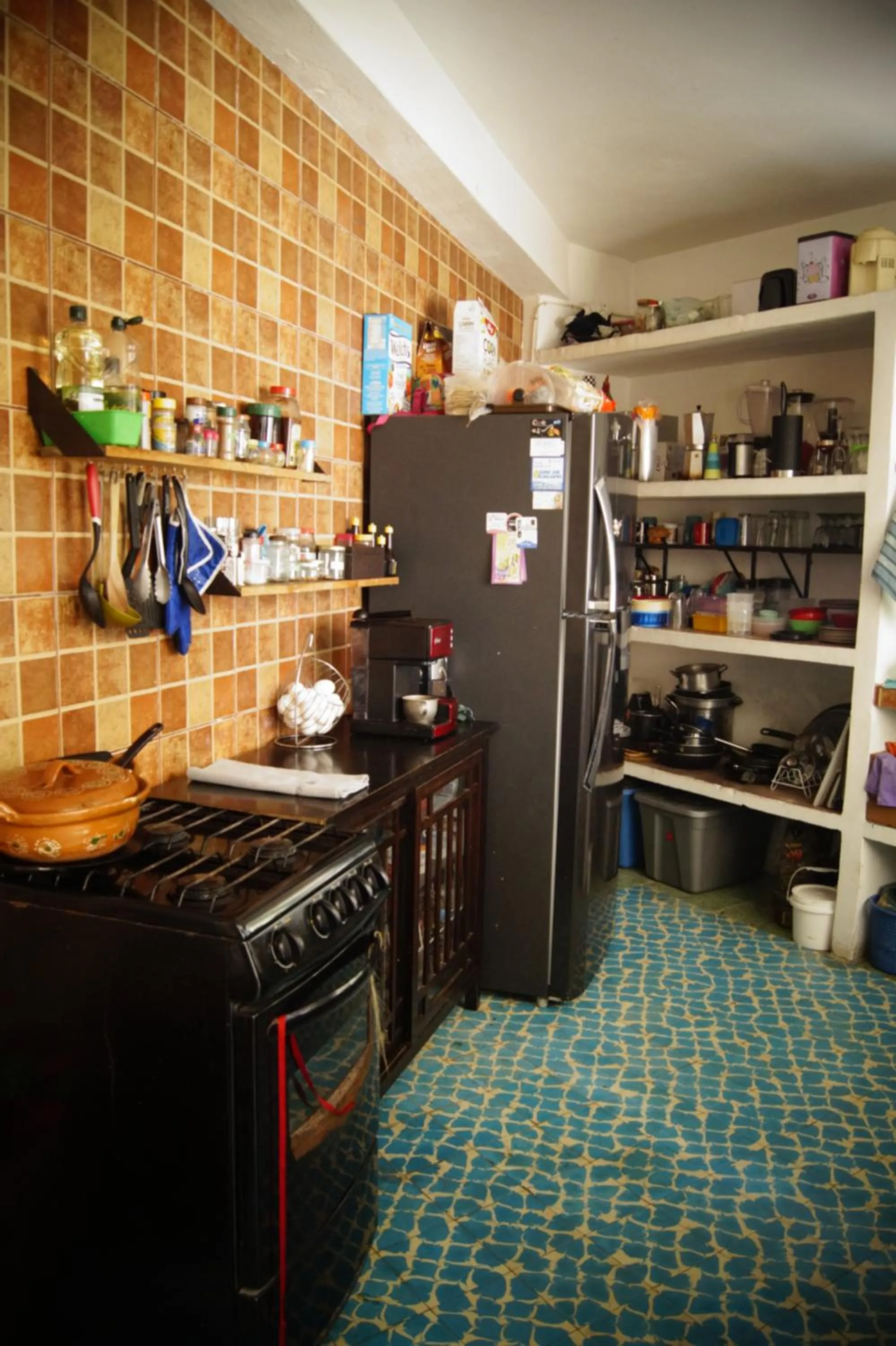 Communal kitchen in Catre de mi corazón
