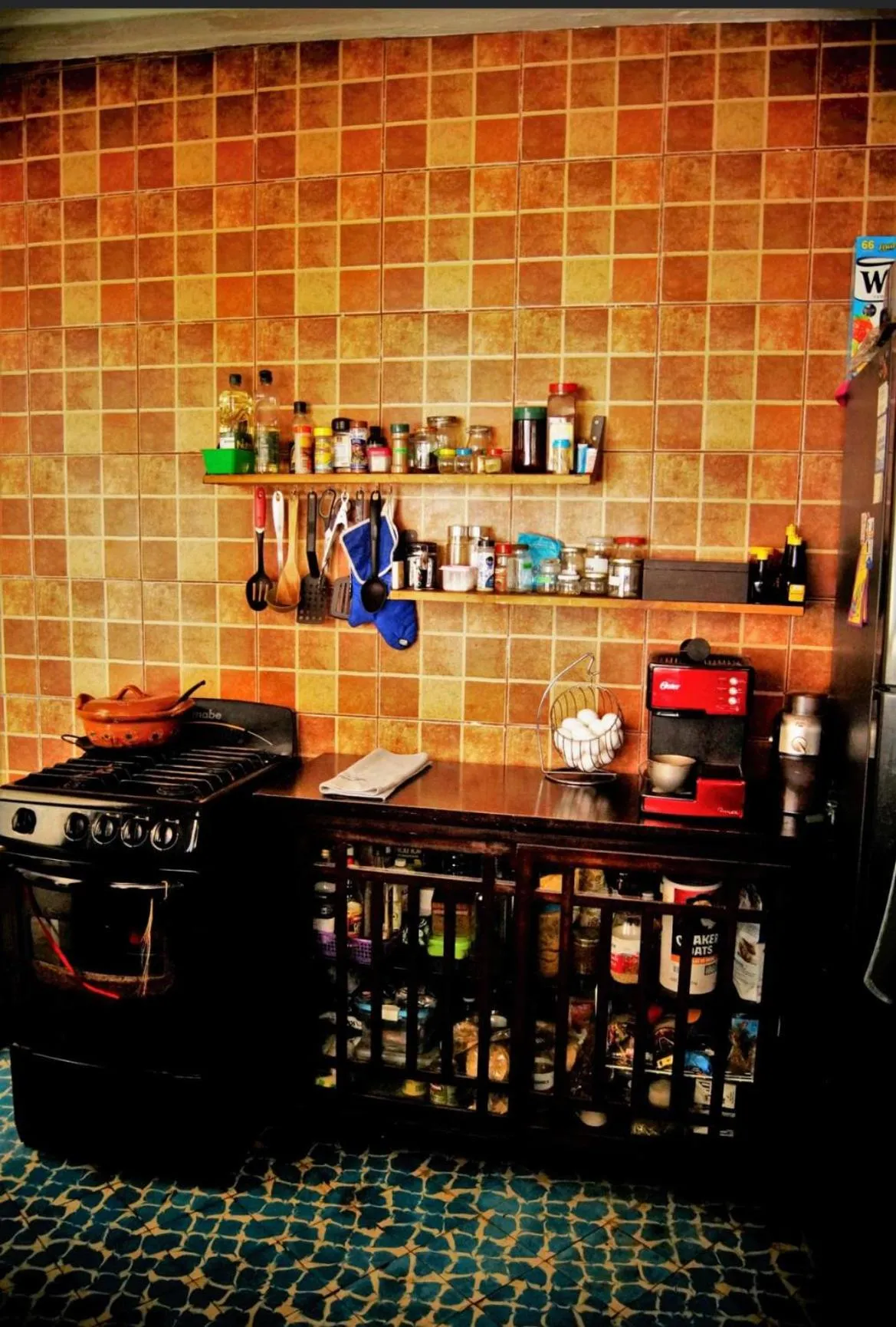 Kitchen or kitchenette in Catre de mi corazón