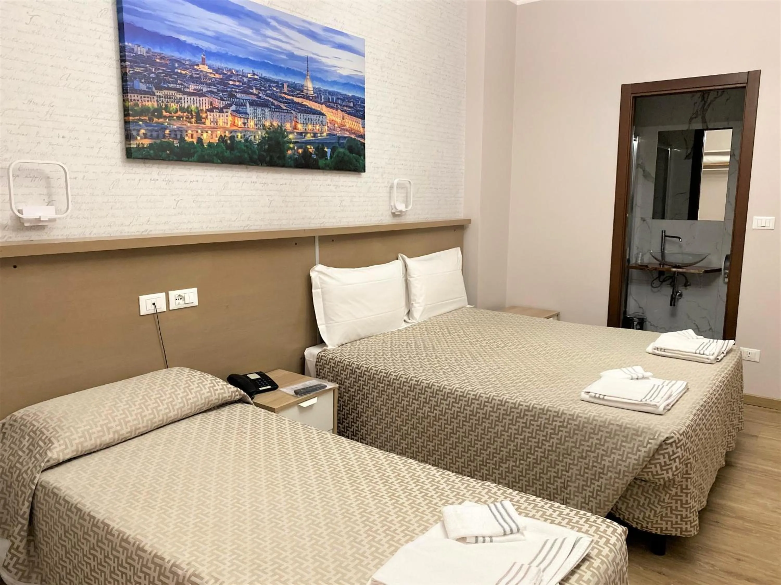 Bed in Hotel Lo Scudiero