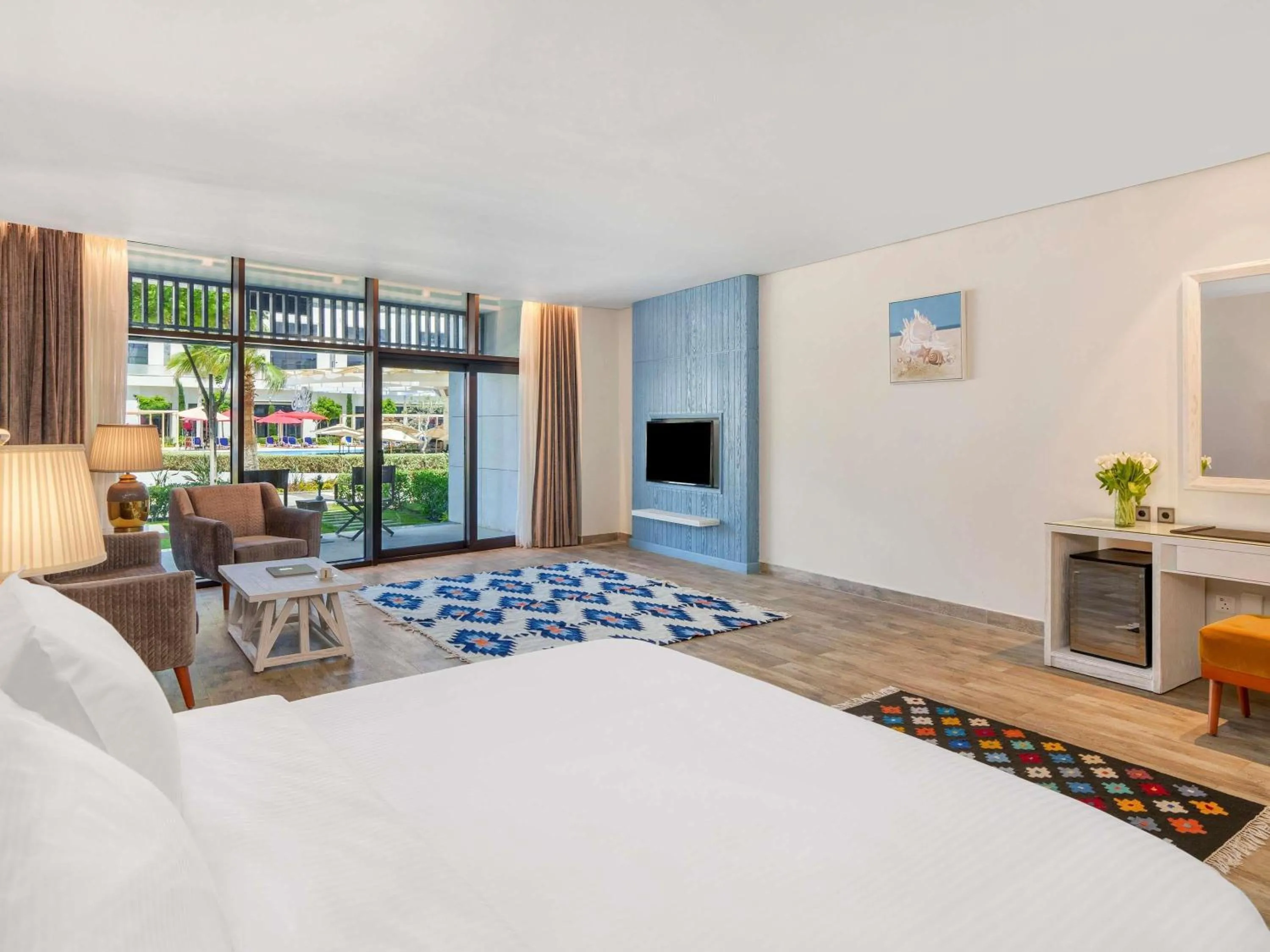 Bedroom, Bed in Rixos Premium Alamein