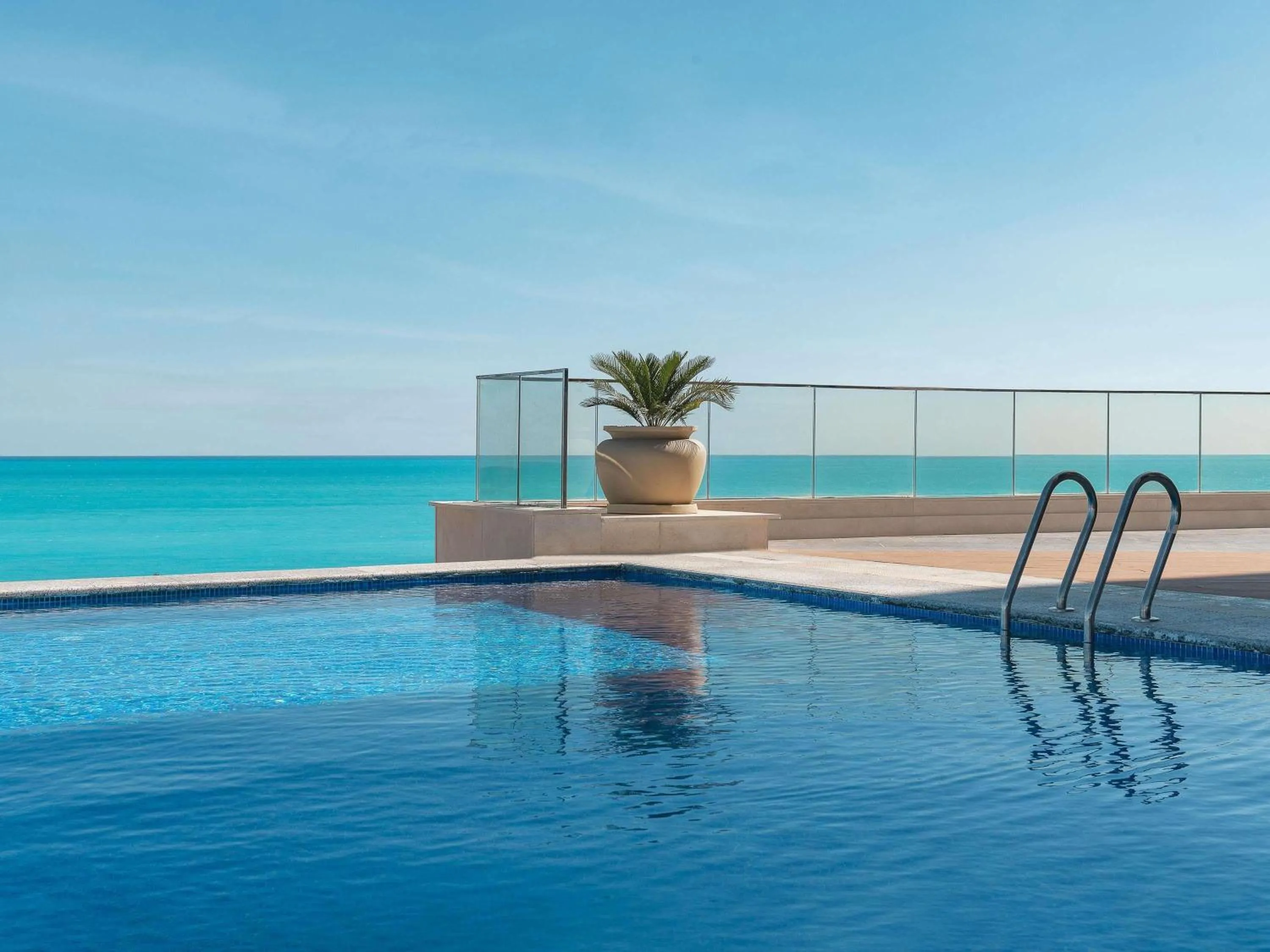 Pool view in Rixos Premium Alamein