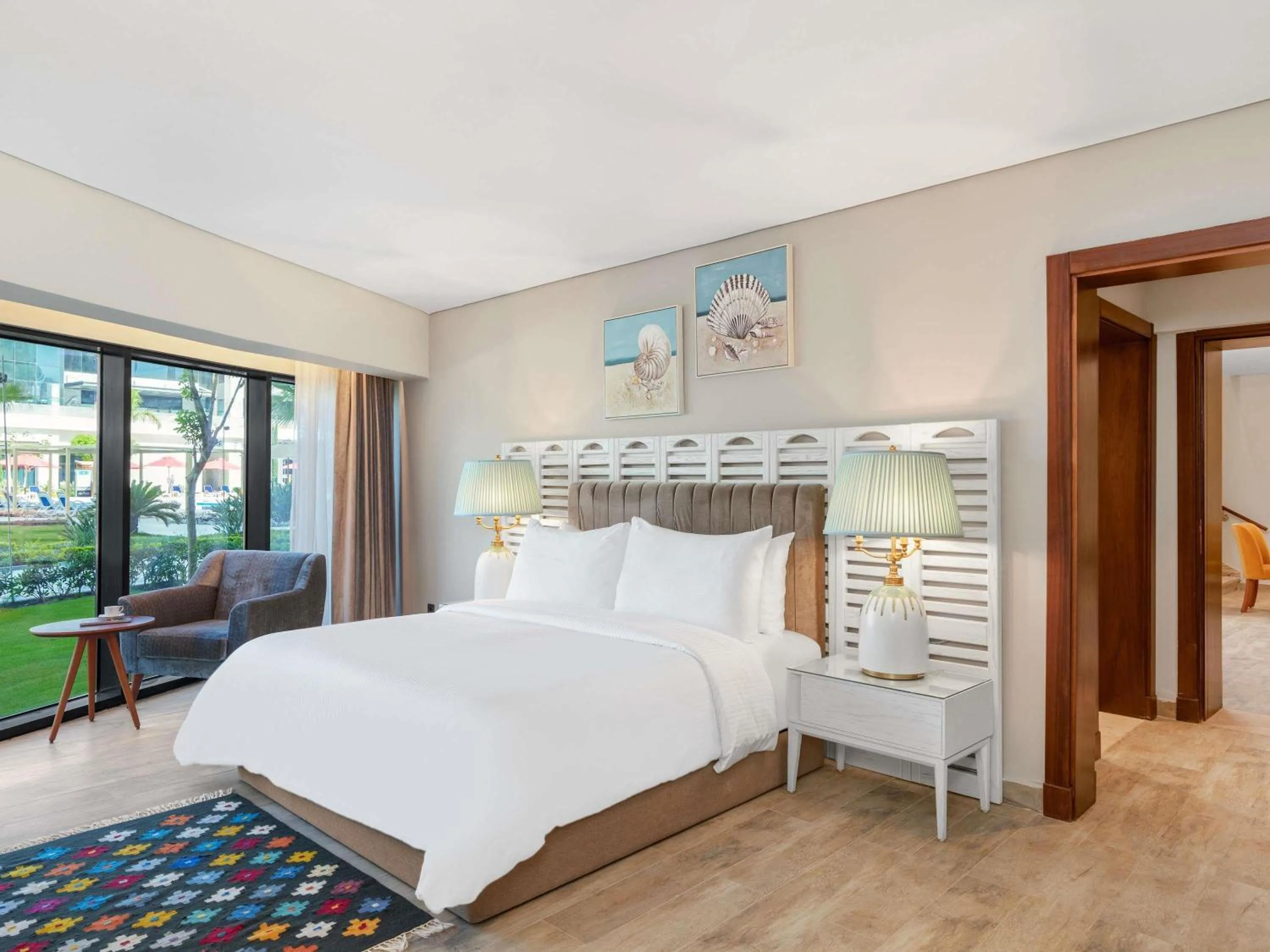 Bedroom, Bed in Rixos Premium Alamein