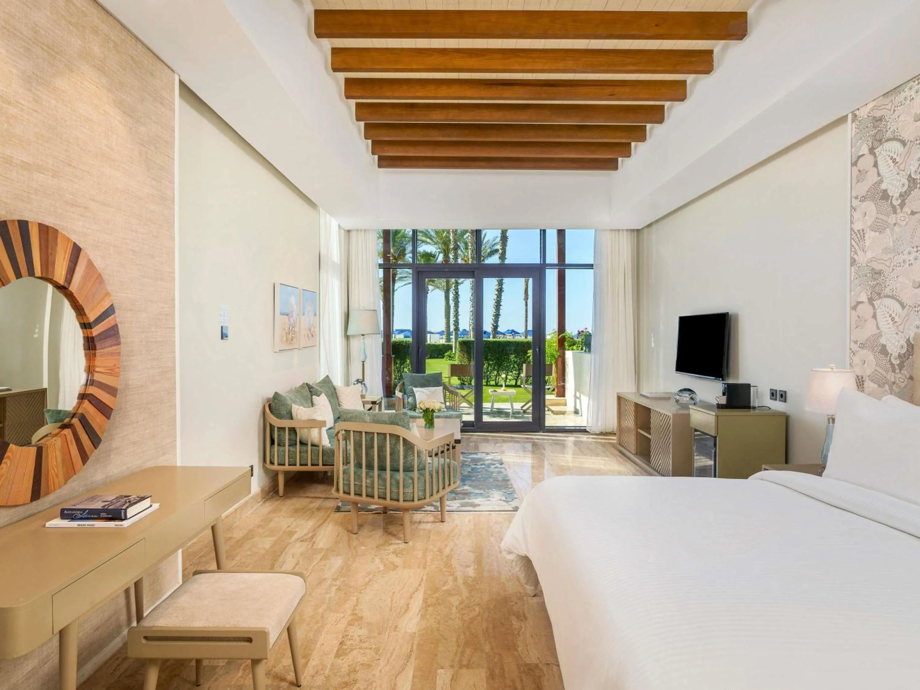 Bedroom, Bed in Rixos Premium Alamein