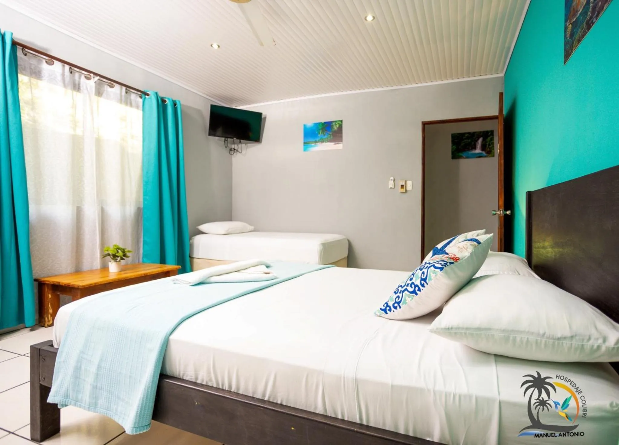 Bed in Hospedaje Colibri