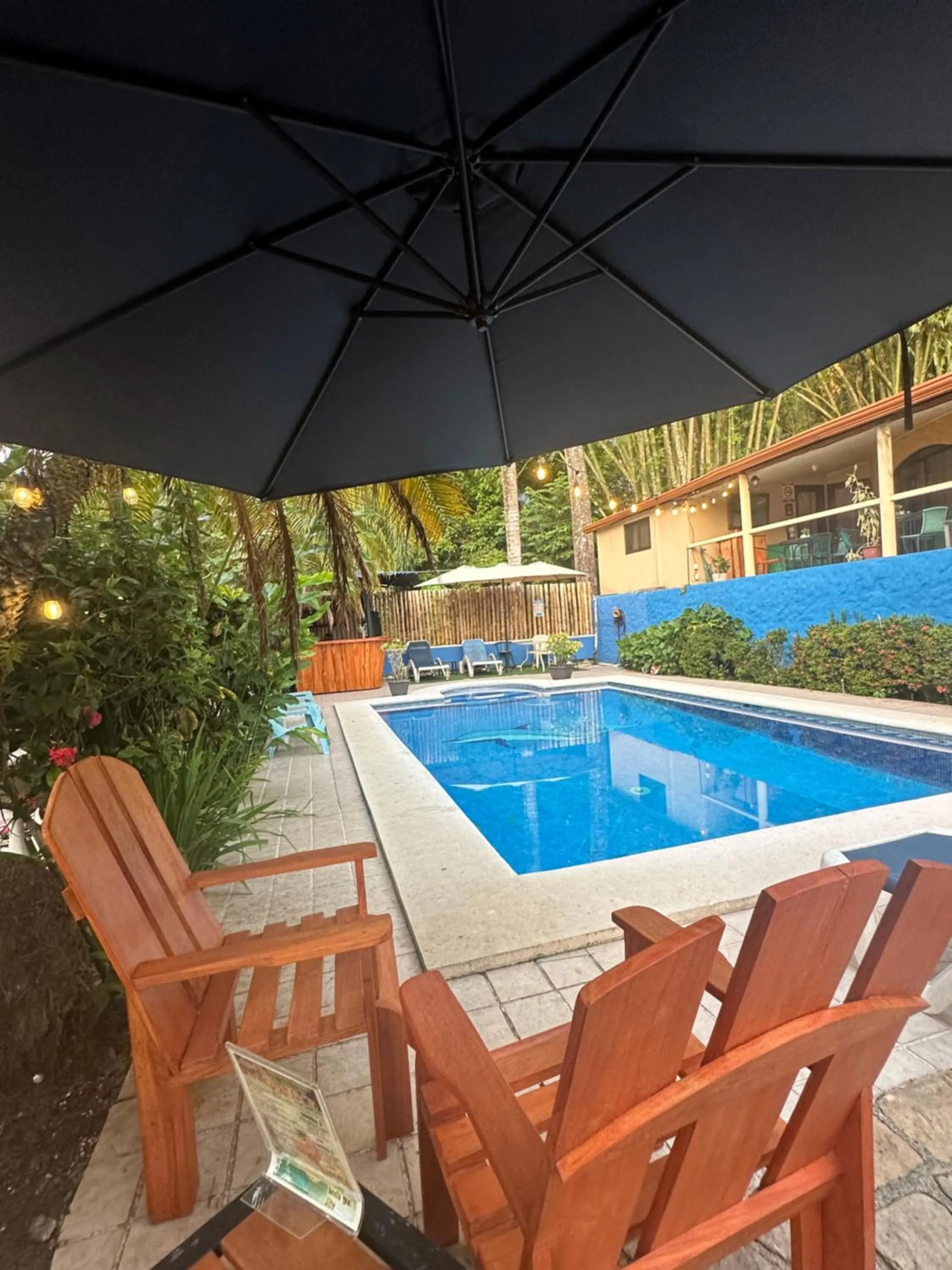 Swimming pool in Hospedaje Colibri