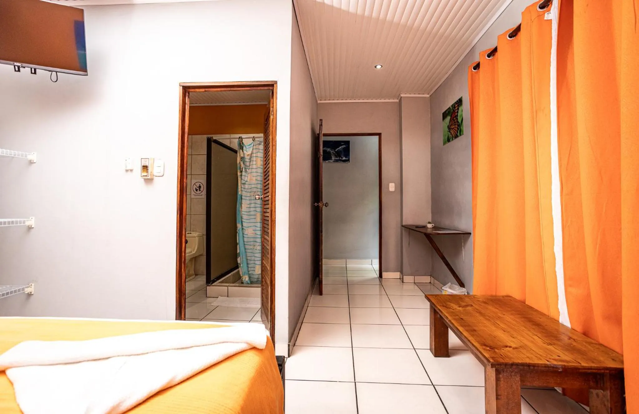 Bed in Hospedaje Colibri