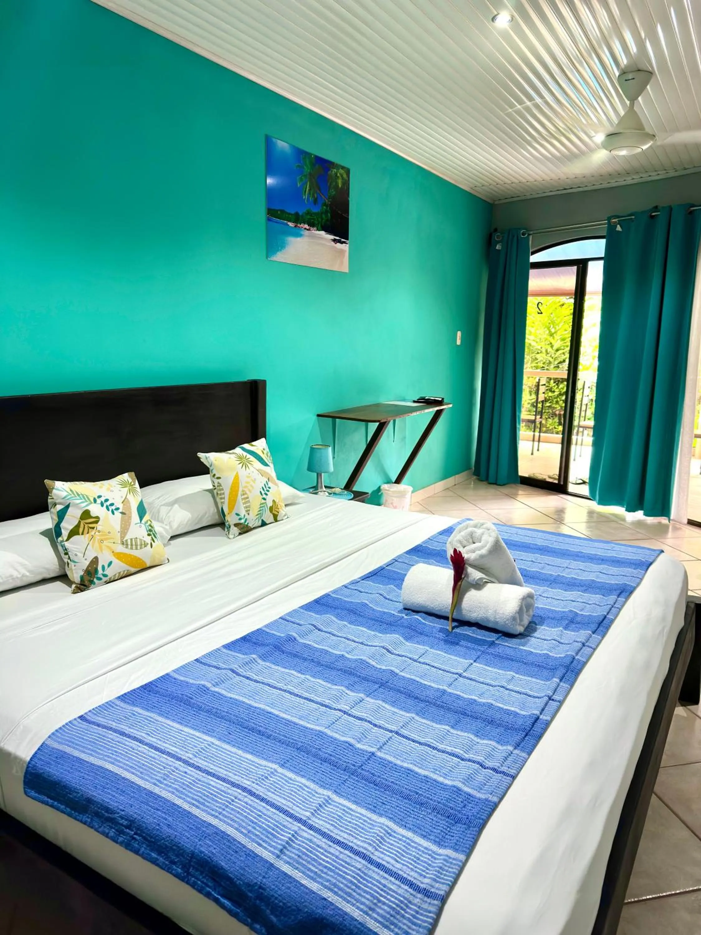 Bed in Hospedaje Colibri