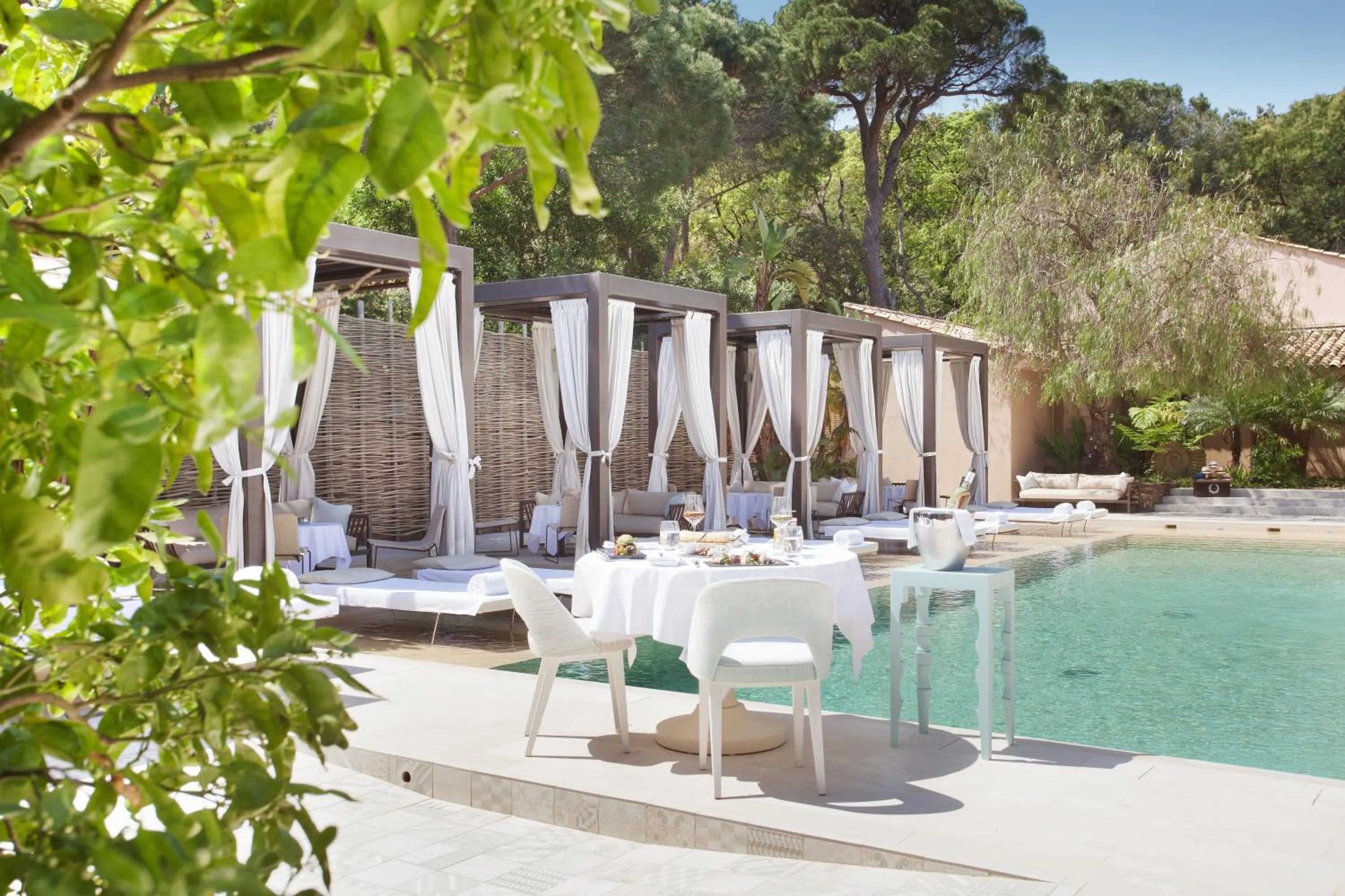 Patio in MUSE Saint Tropez - Small Luxury Hotels of the World