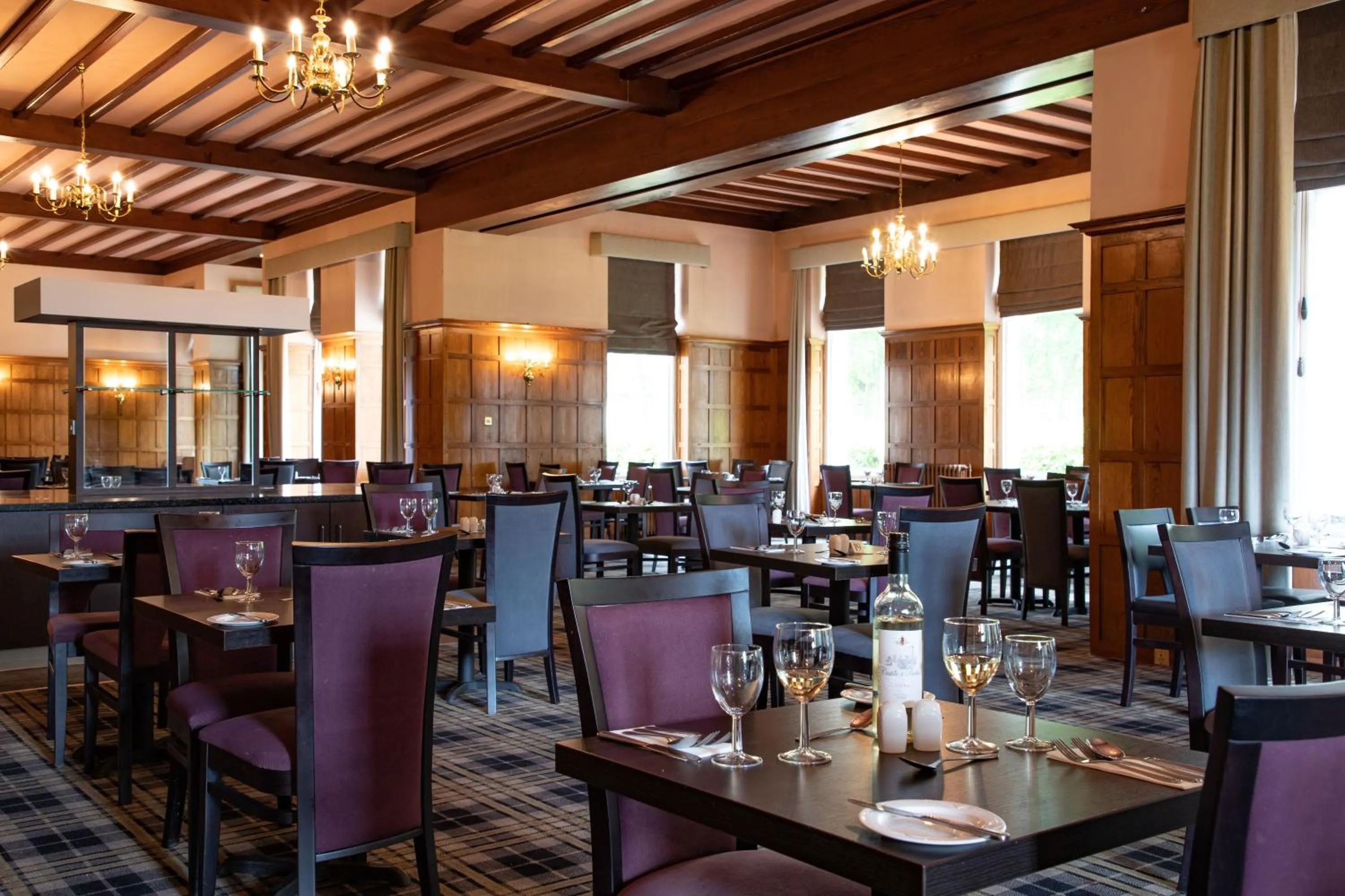 Dining area in The Highland Hotel by Compass Hospitality