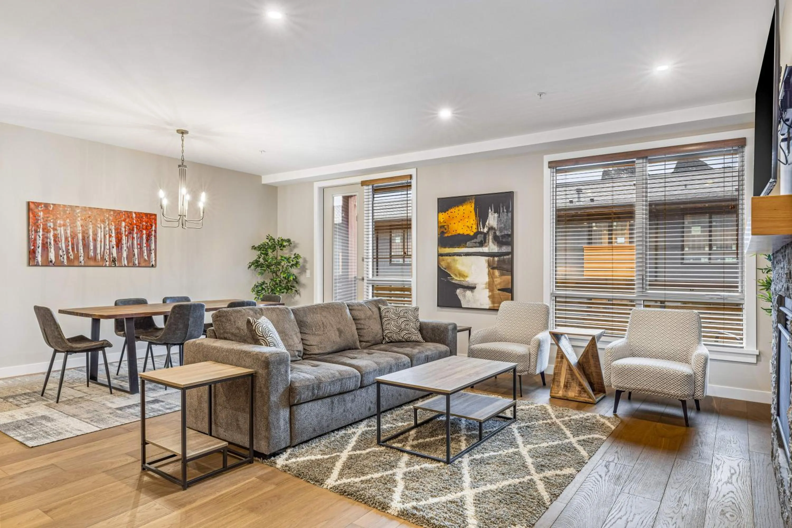 Living room in Spring Creek Vacations