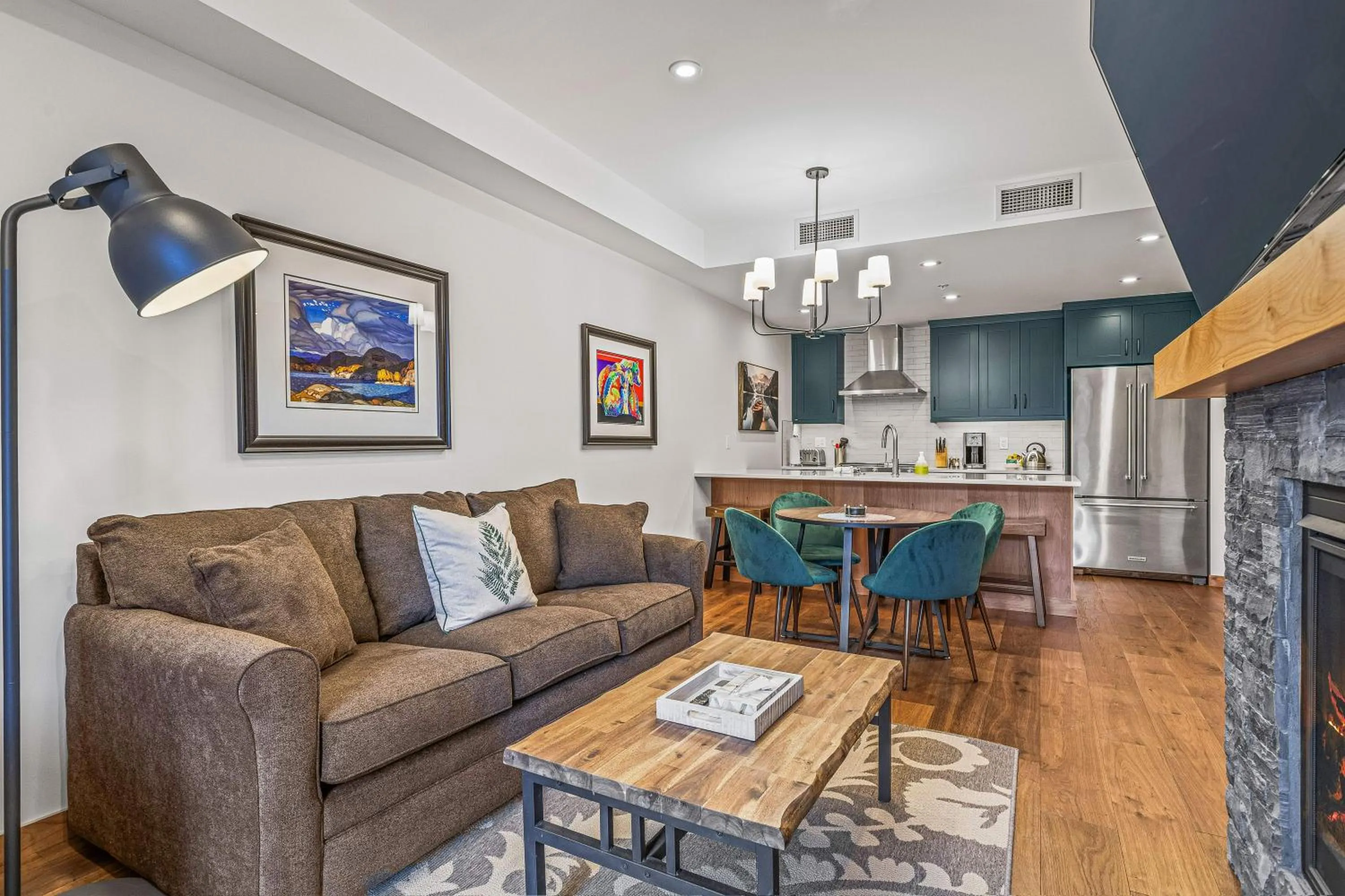 Living room in Spring Creek Vacations