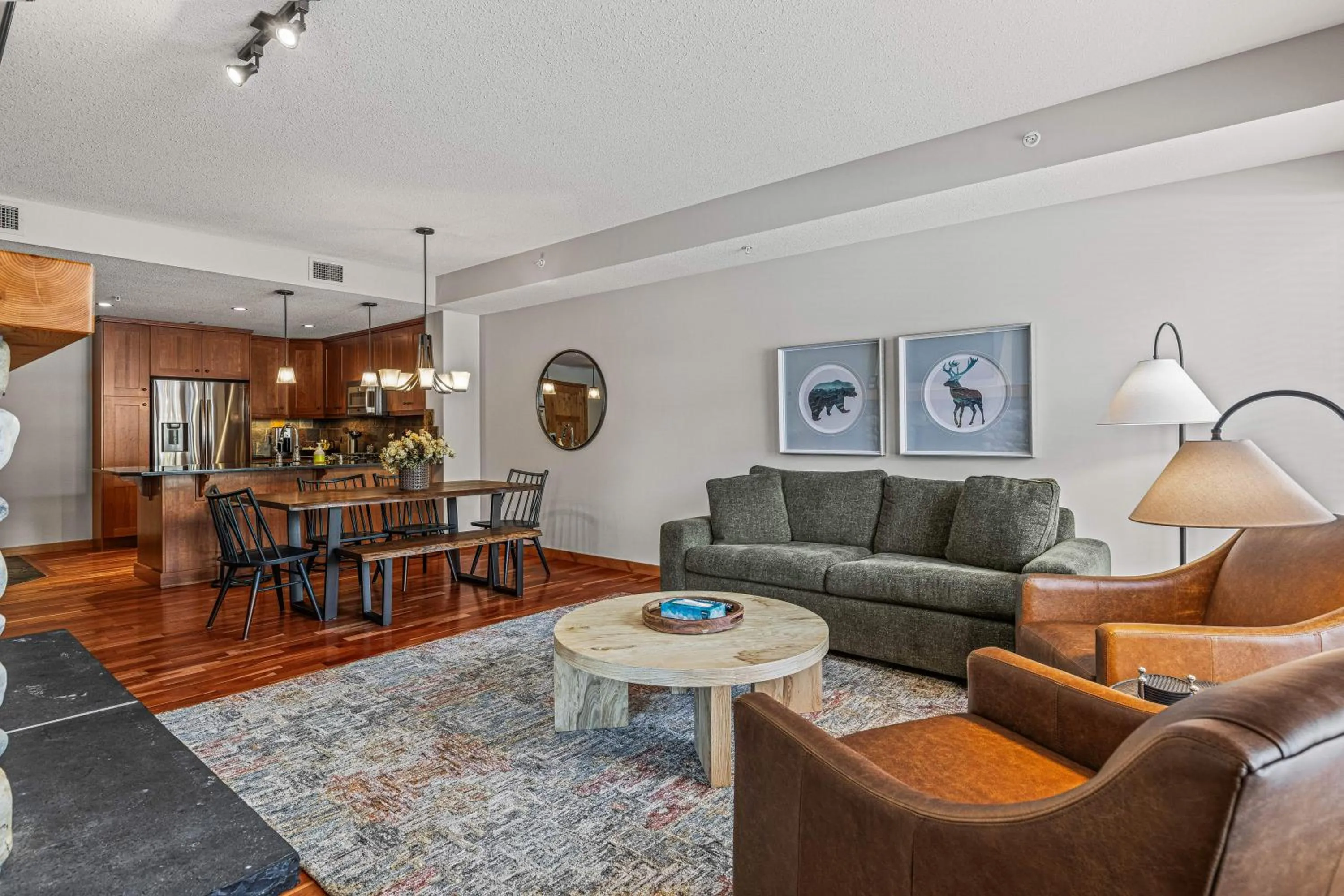 Living room in Spring Creek Vacations