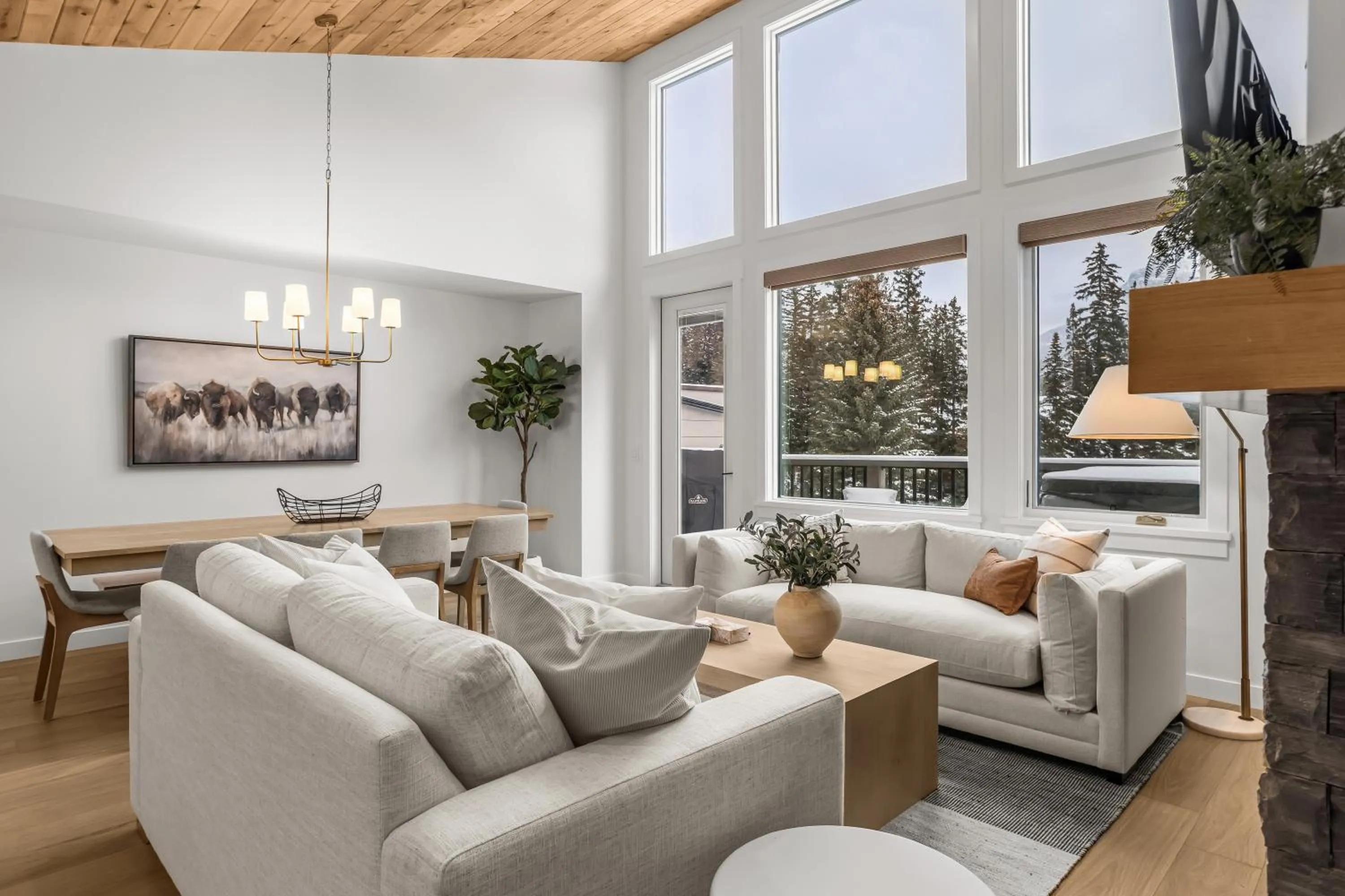 Living room in Spring Creek Vacations