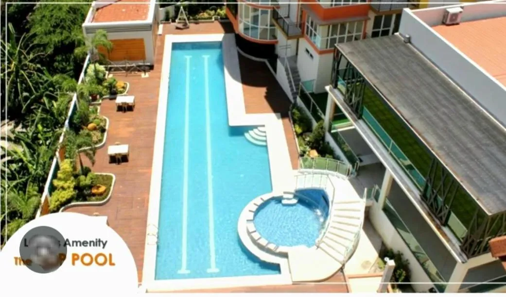 Swimming pool in The Lancris Residences, 2 Bedrooms, 1 Bathroom, Living-room, Kitchen & Pool is Free