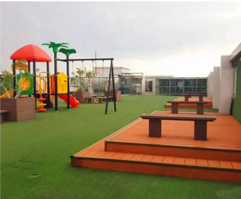 Children play ground in The Lancris Residences, 2 Bedrooms, 1 Bathroom, Living-room, Kitchen & Pool is Free