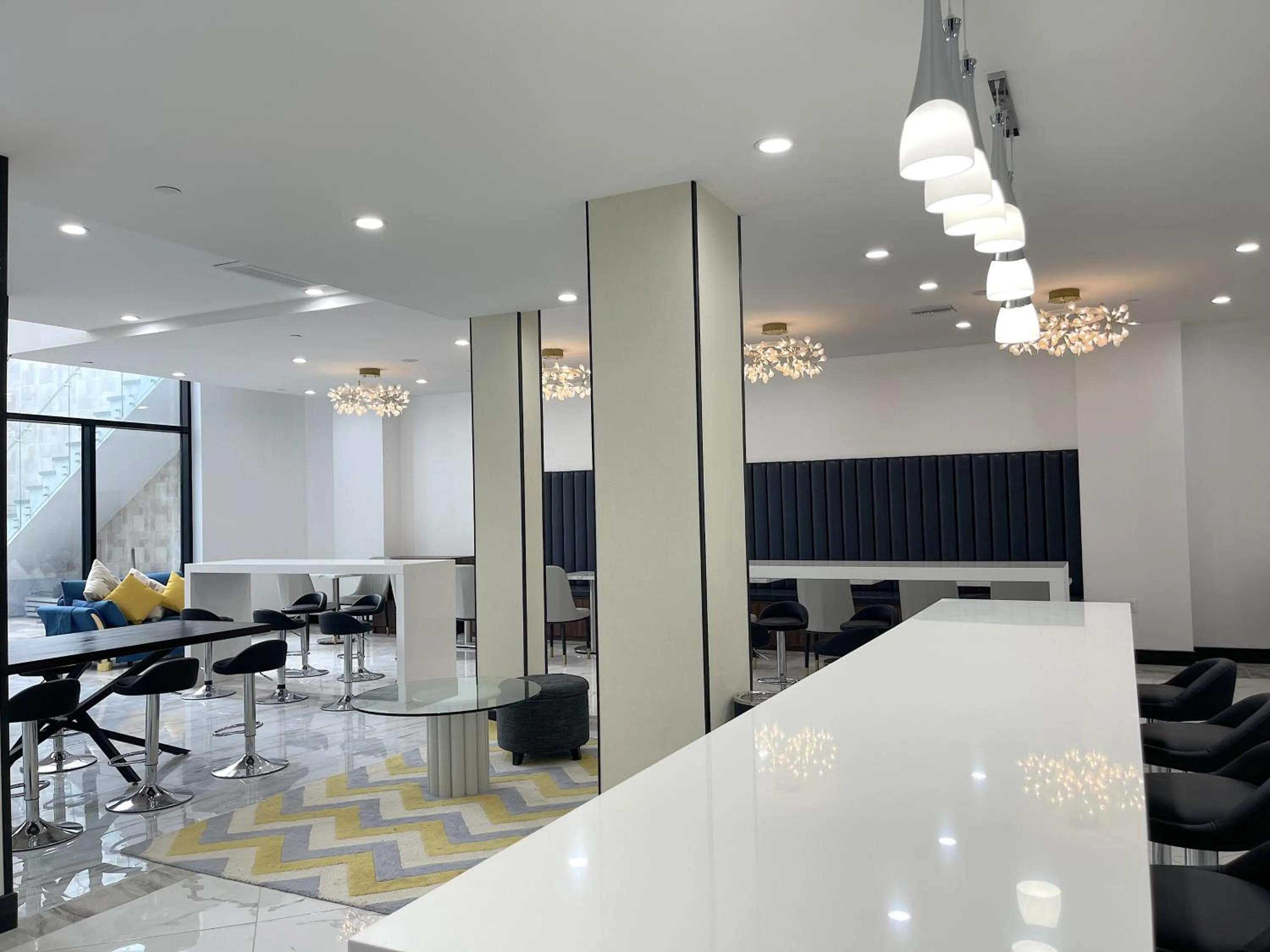 Seating area in Liberty View Brooklyn Hotel