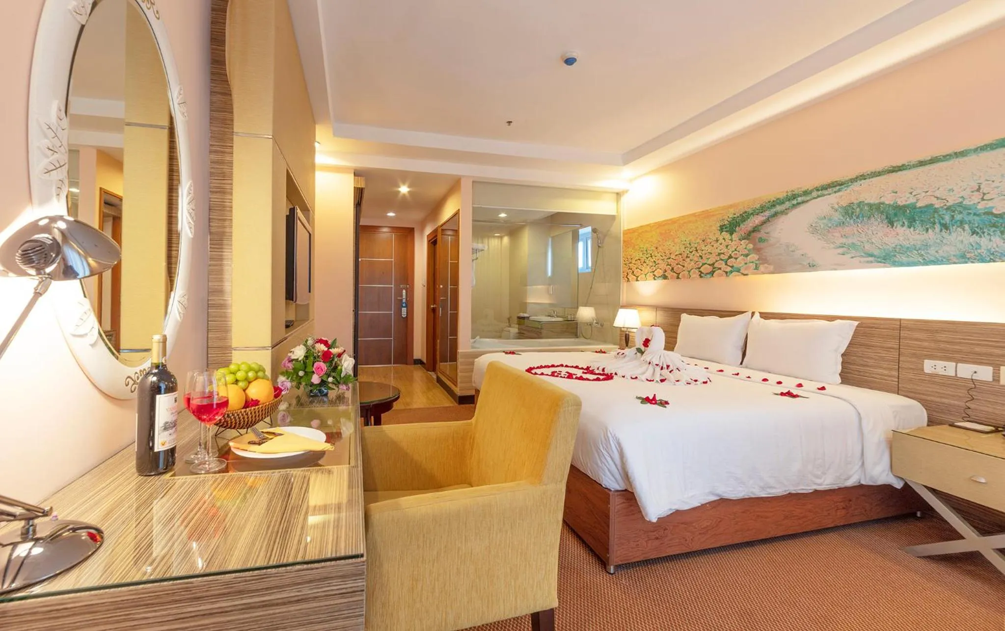 Photo of the whole room, Bed in Vietsovpetro Hotel Dalat