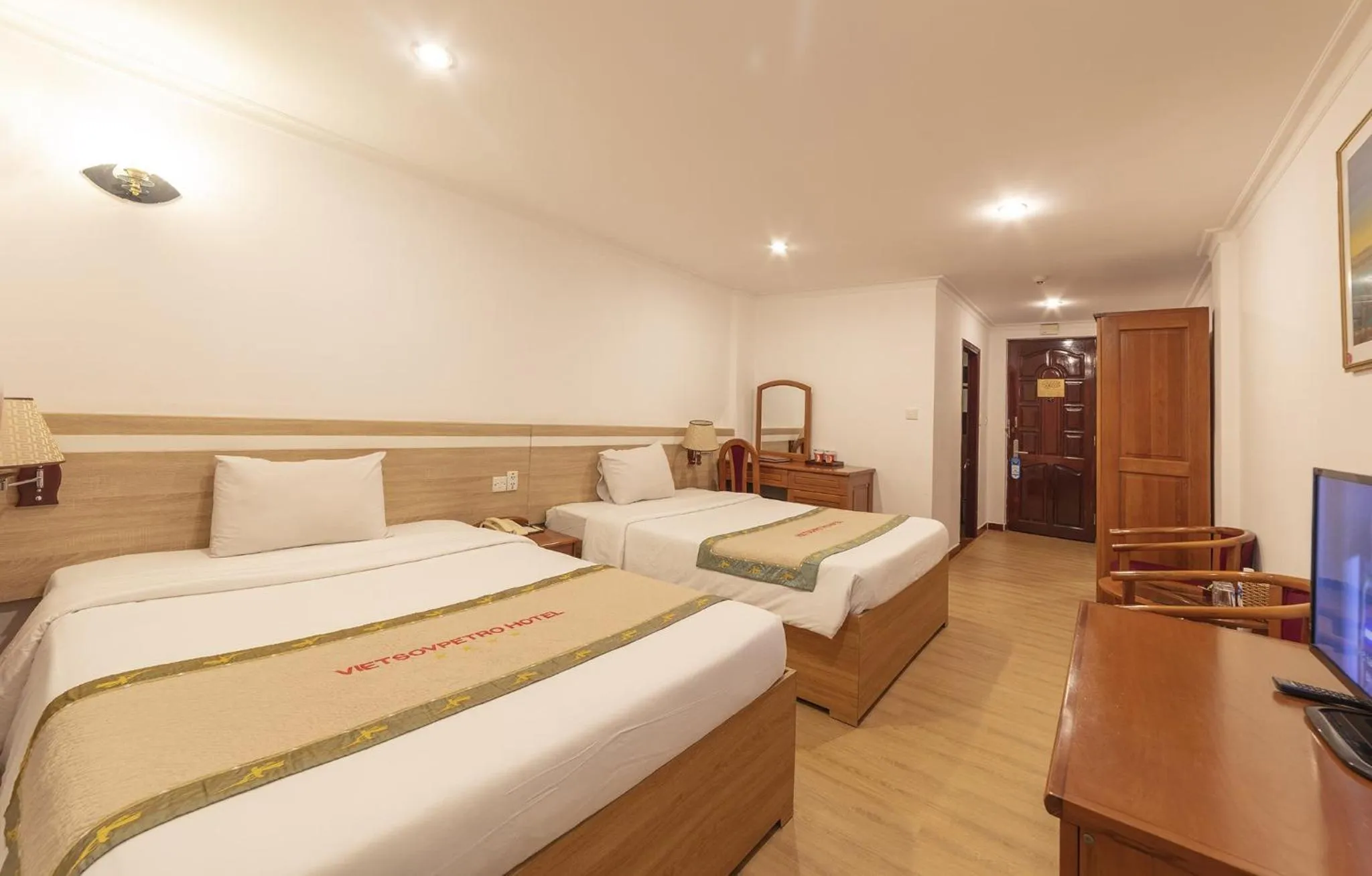 Photo of the whole room, Bed in Vietsovpetro Hotel Dalat