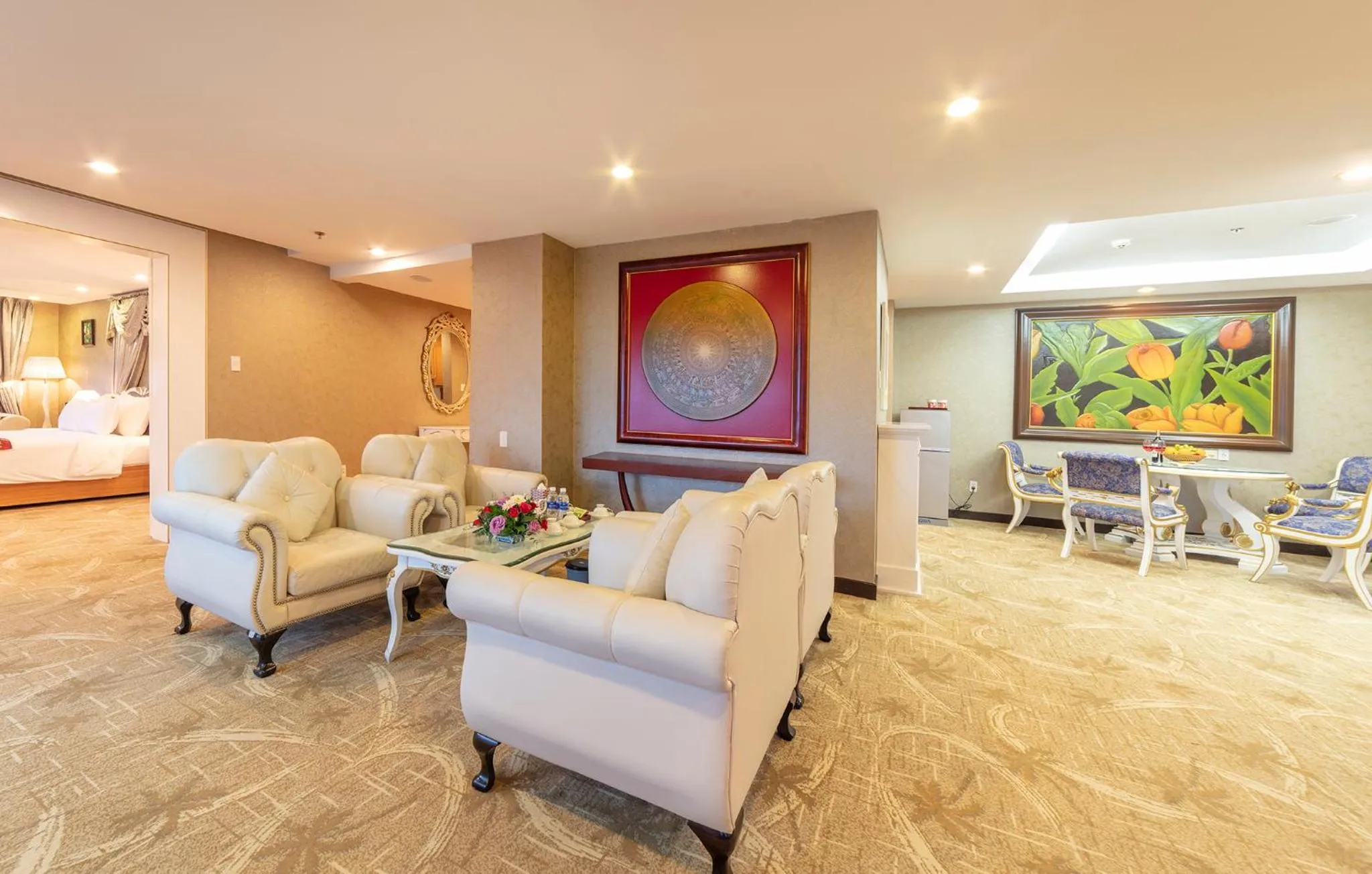Living room in Vietsovpetro Hotel Dalat