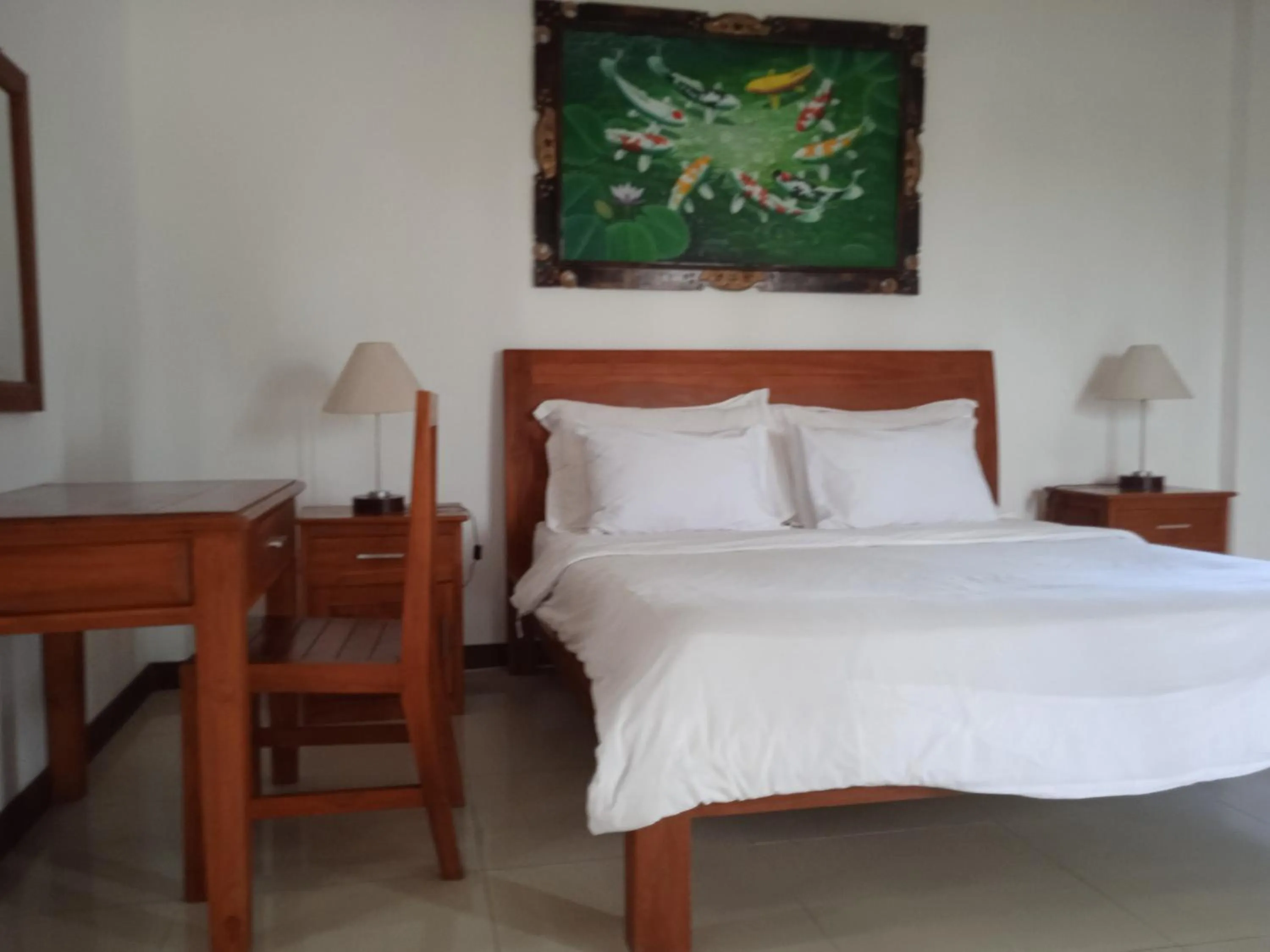 Bed in family house hotel kuta