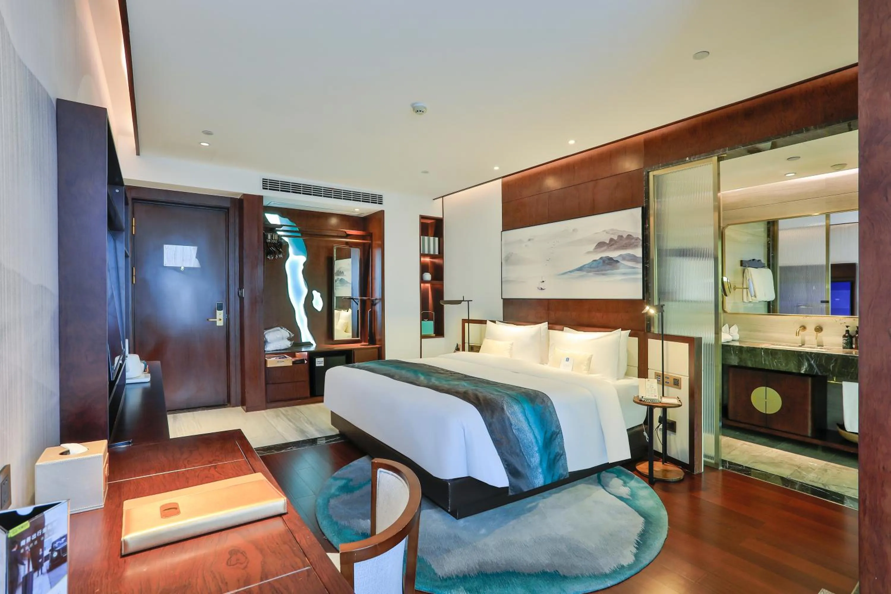 Bed in New Century Hotel Qianchao Hangzhou