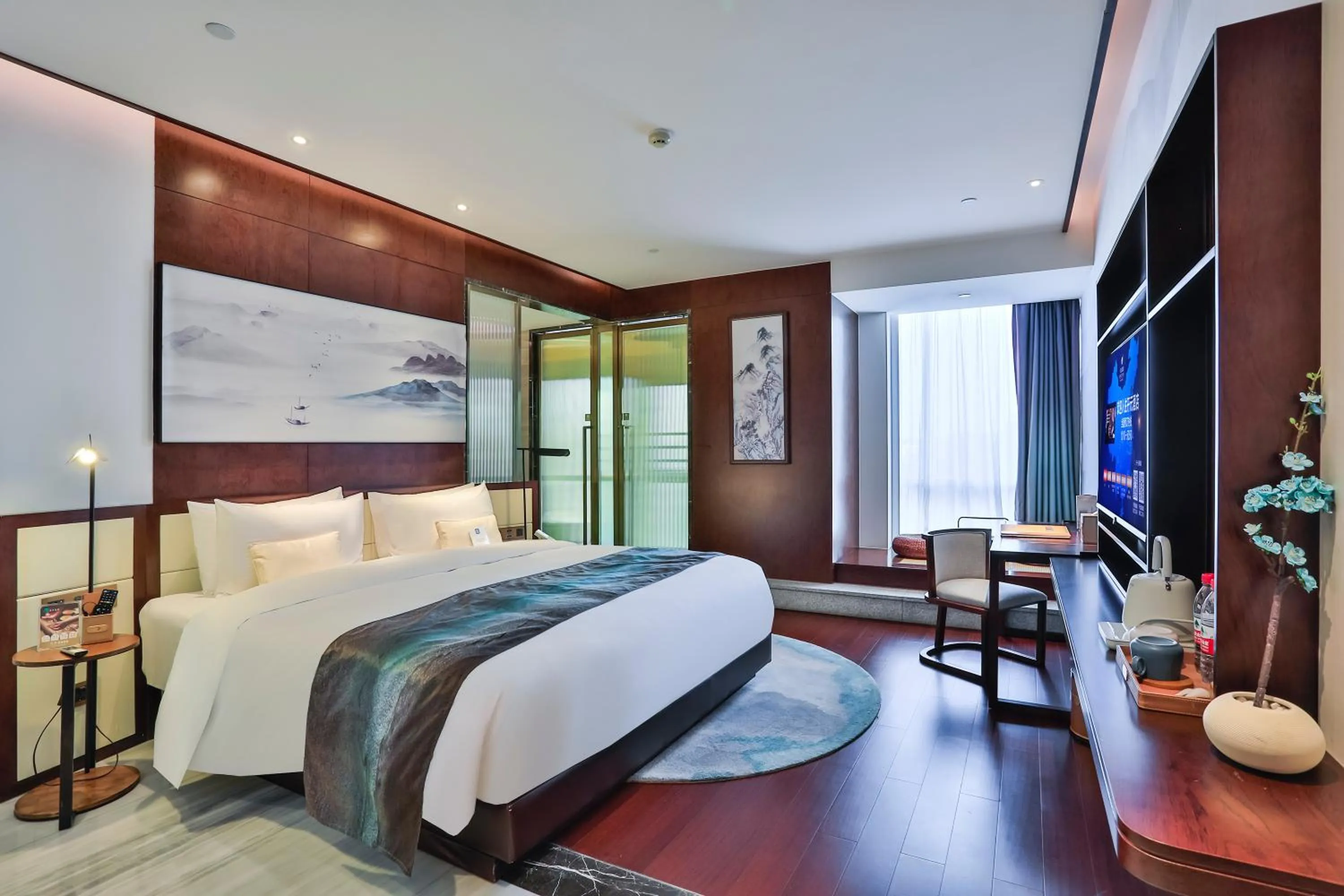 Photo of the whole room, Bed in New Century Hotel Qianchao Hangzhou