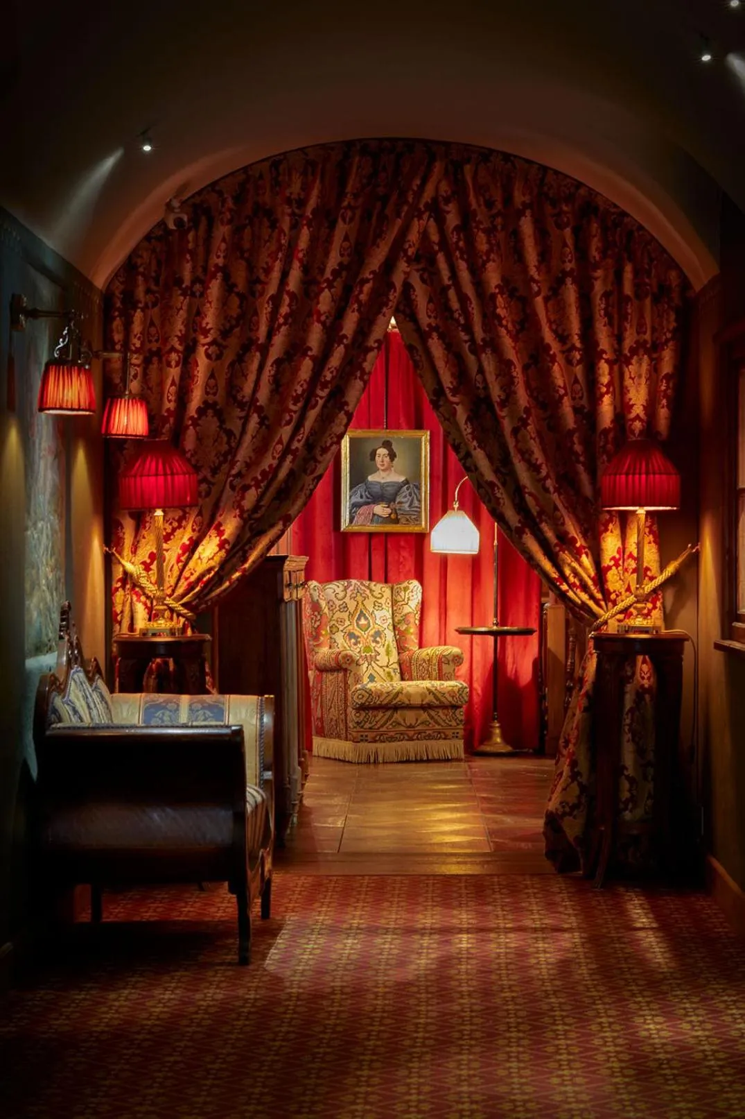 Seating area, Bed in Hotel Miramonti