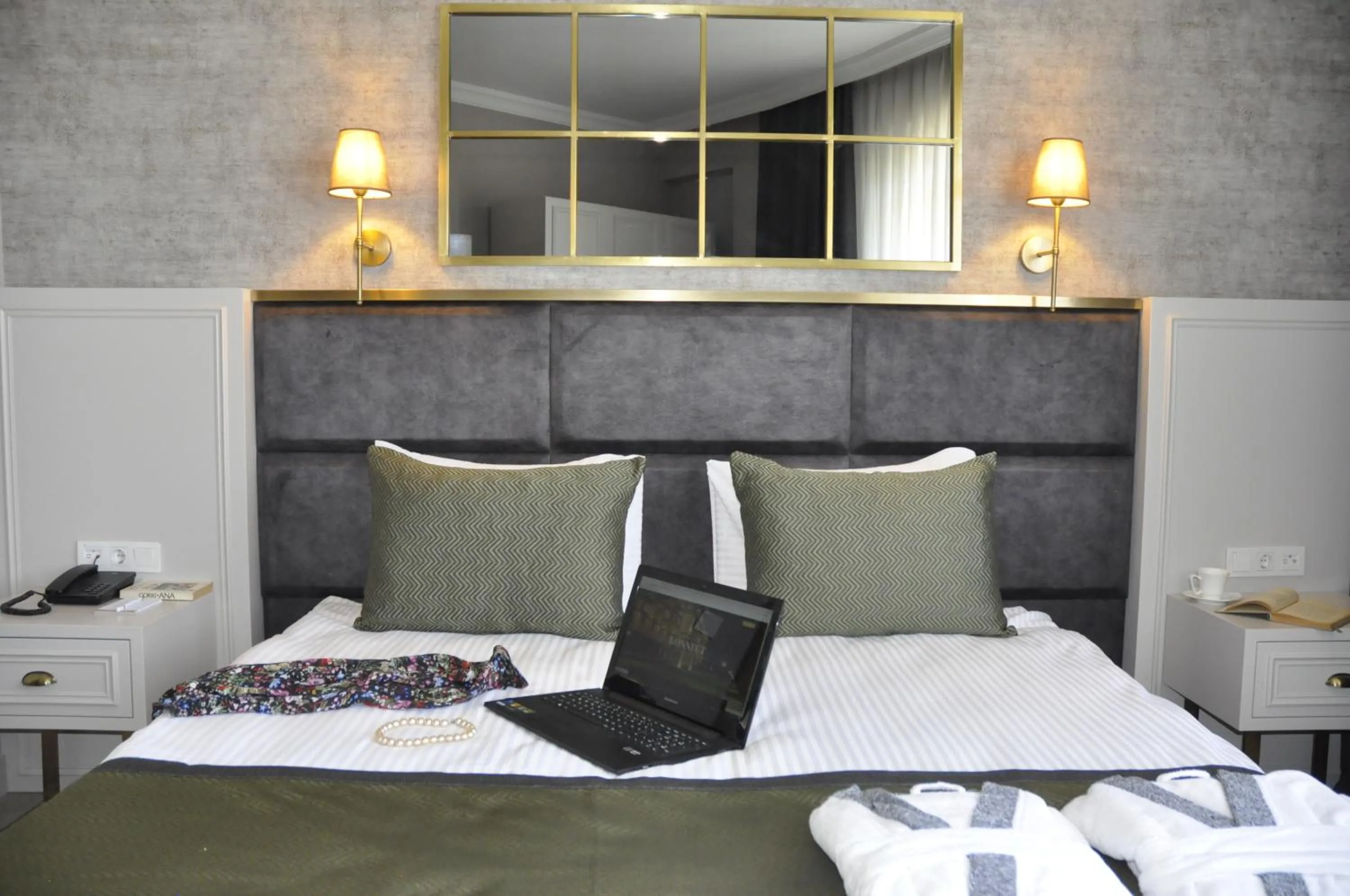 Bed in CONNECT THERMAL HOTEL