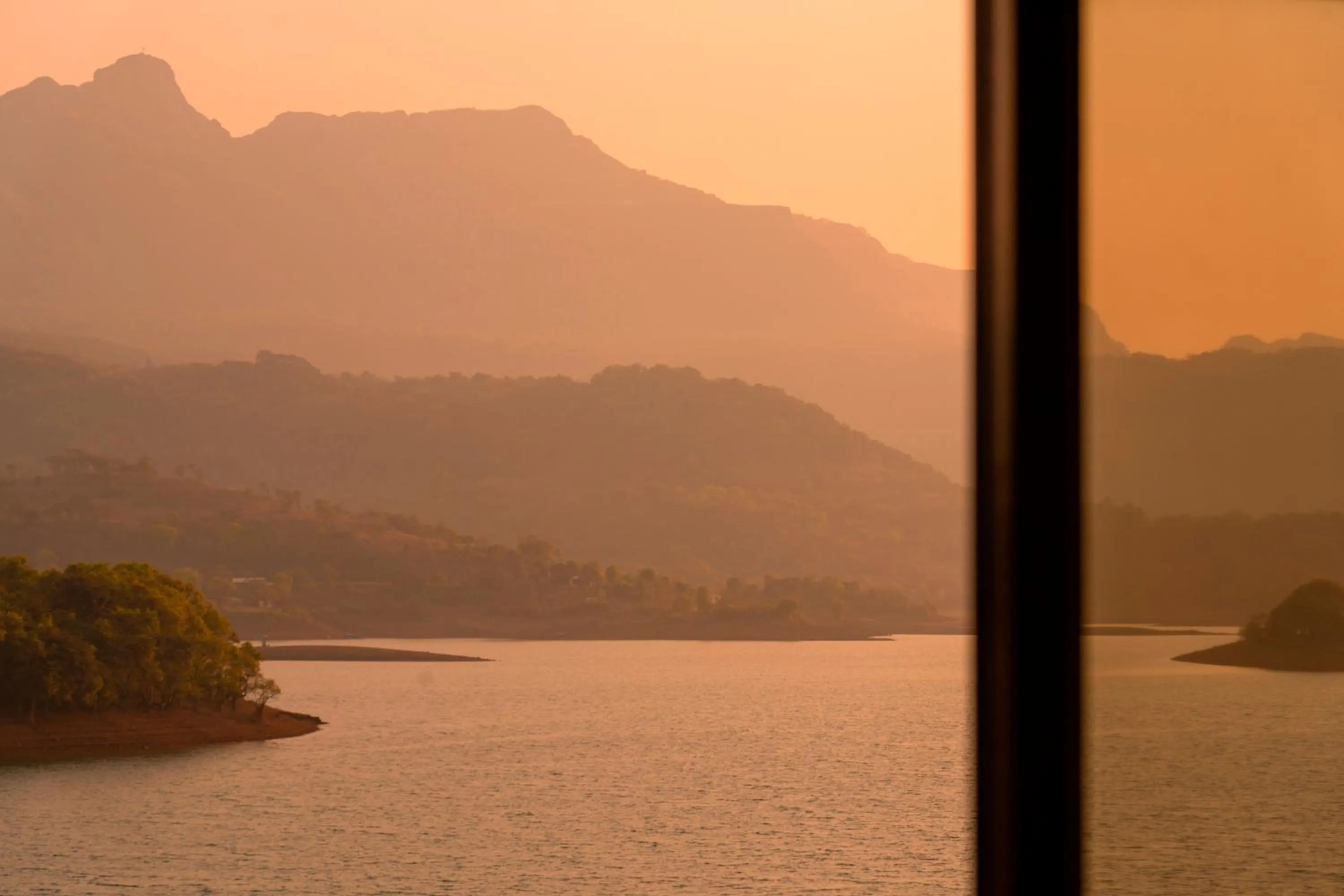 Lake view in Zostel Plus Lonavala