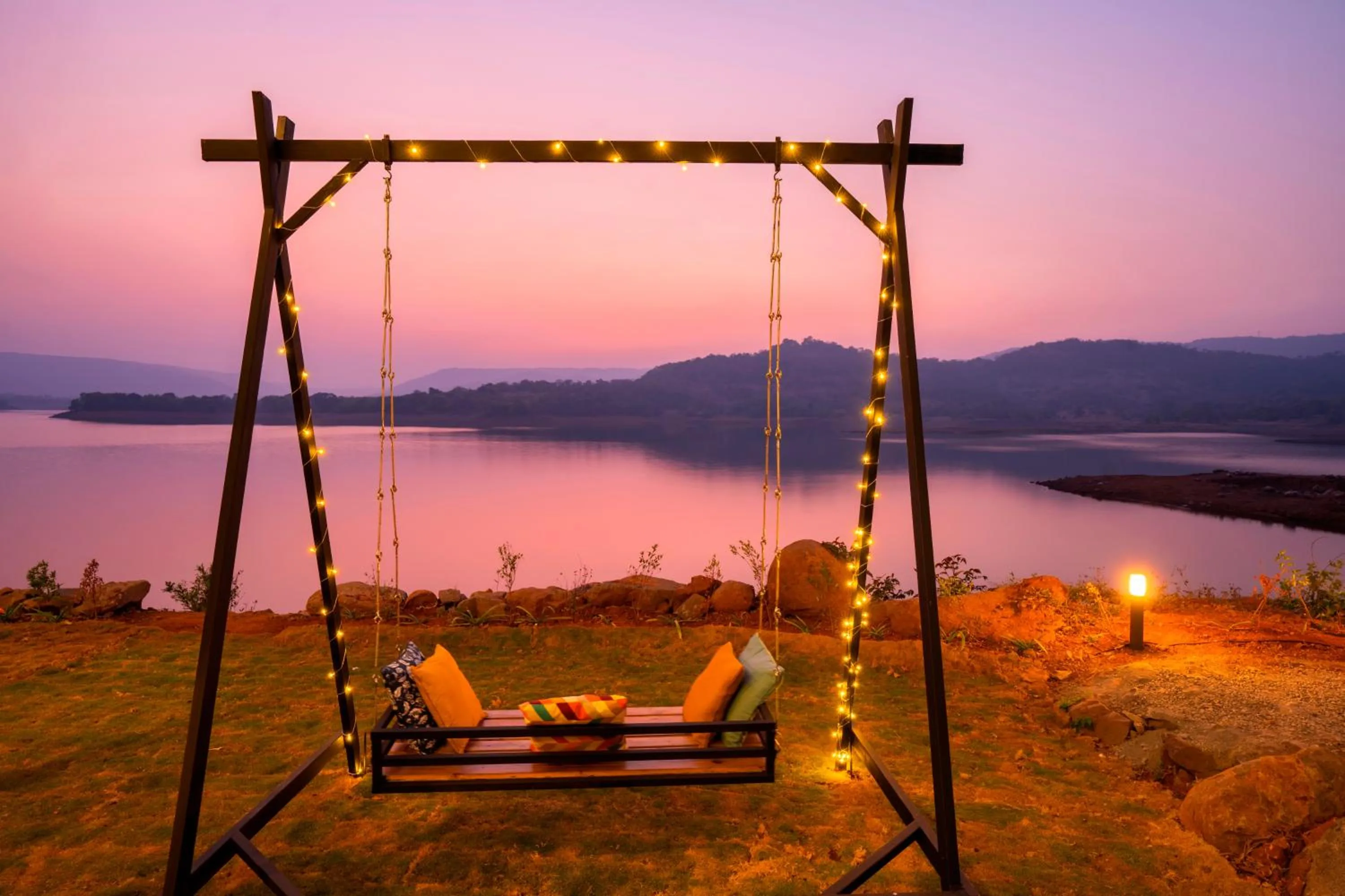 Patio in Zostel Plus Lonavala